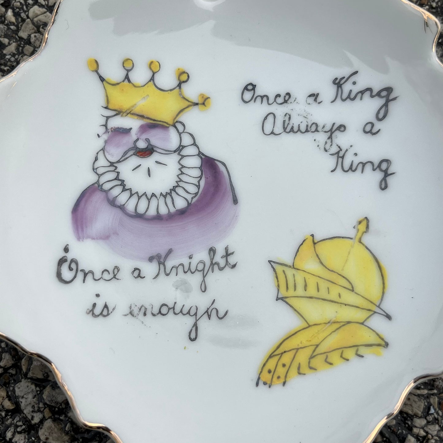 1950s Novelty souvenir dish.