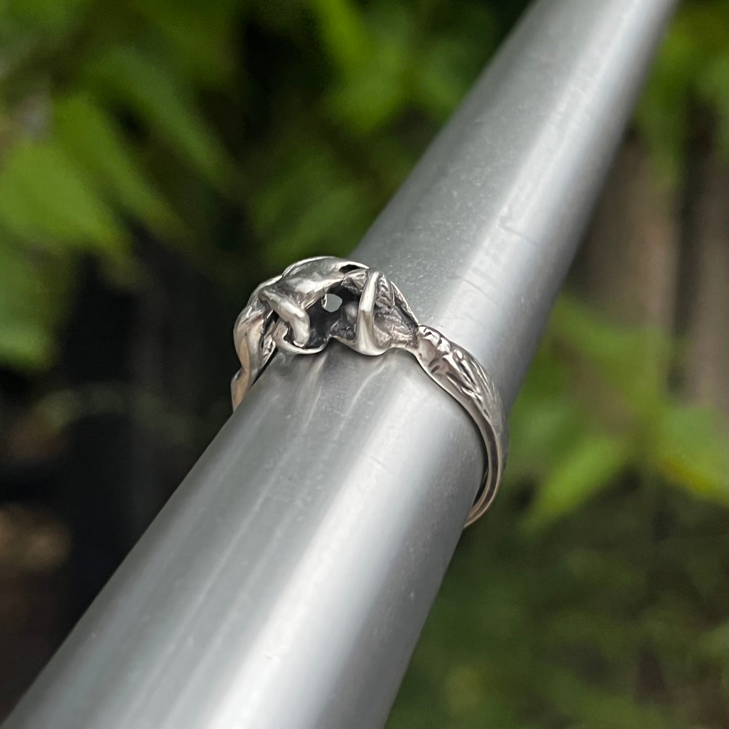 Vintage Sterling lovers ring. Size 12.