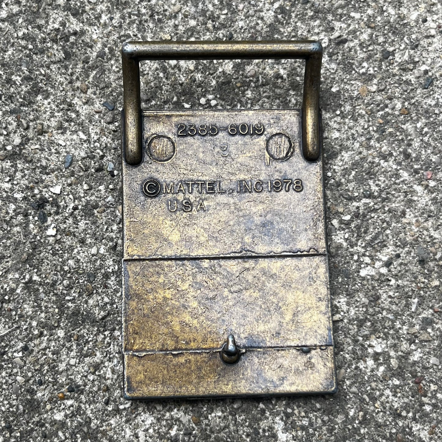 1978 Hot wheels belt buckle.