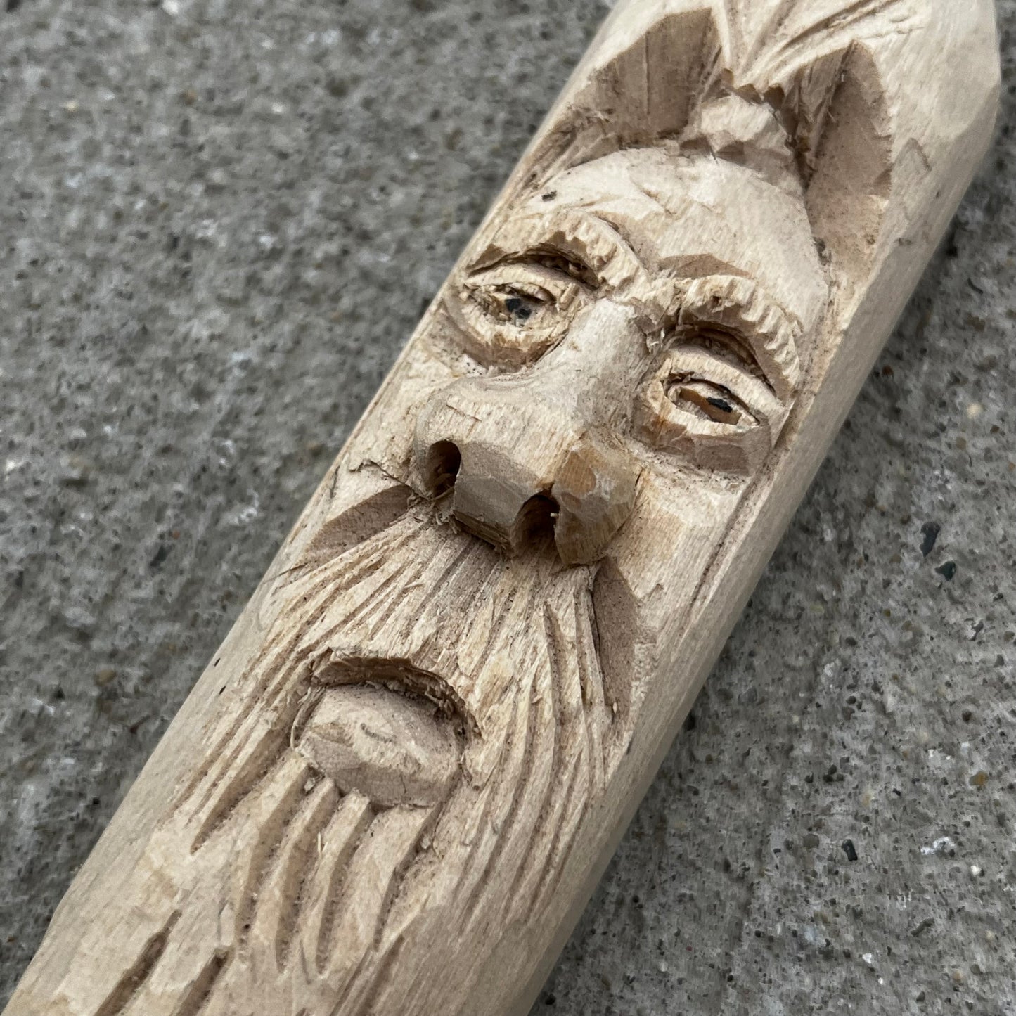 Small hand carved elder.