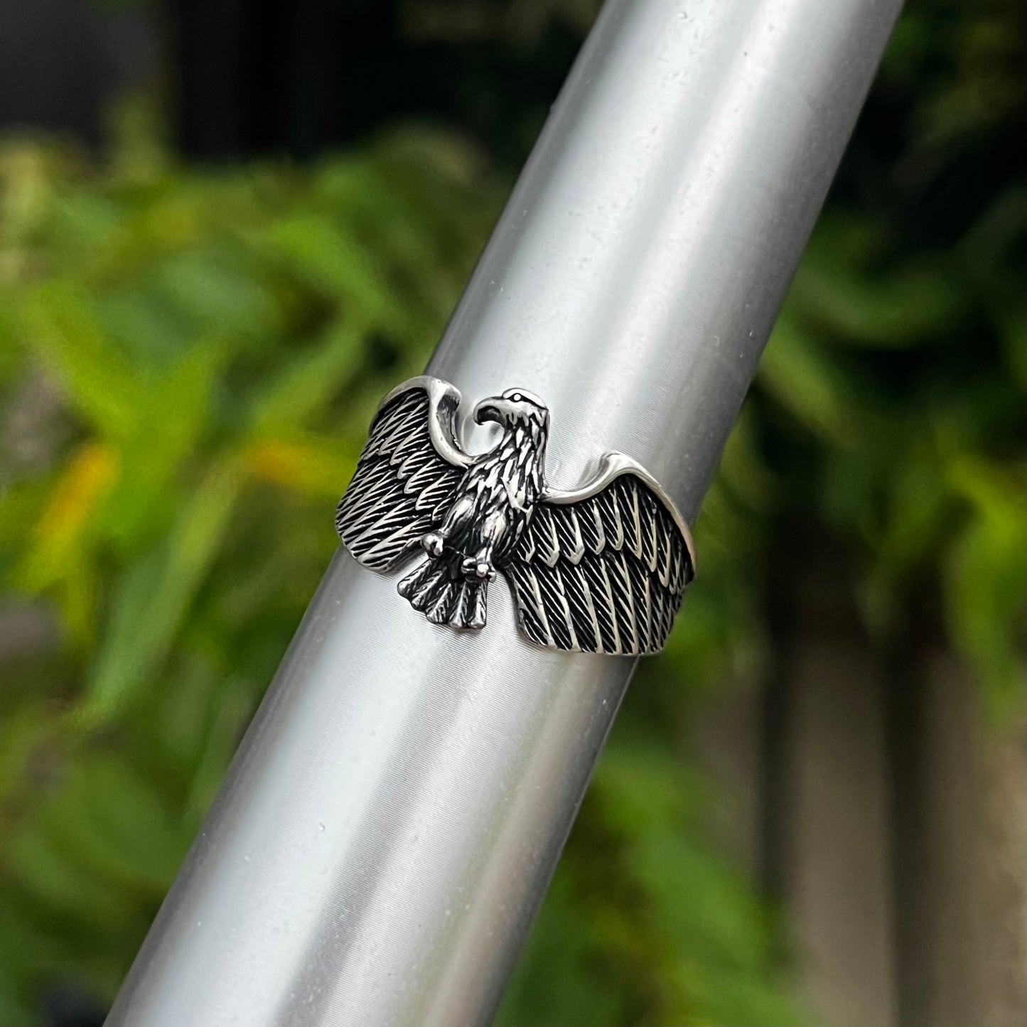 Vintage Sterling eagle ring. Size 12.75.