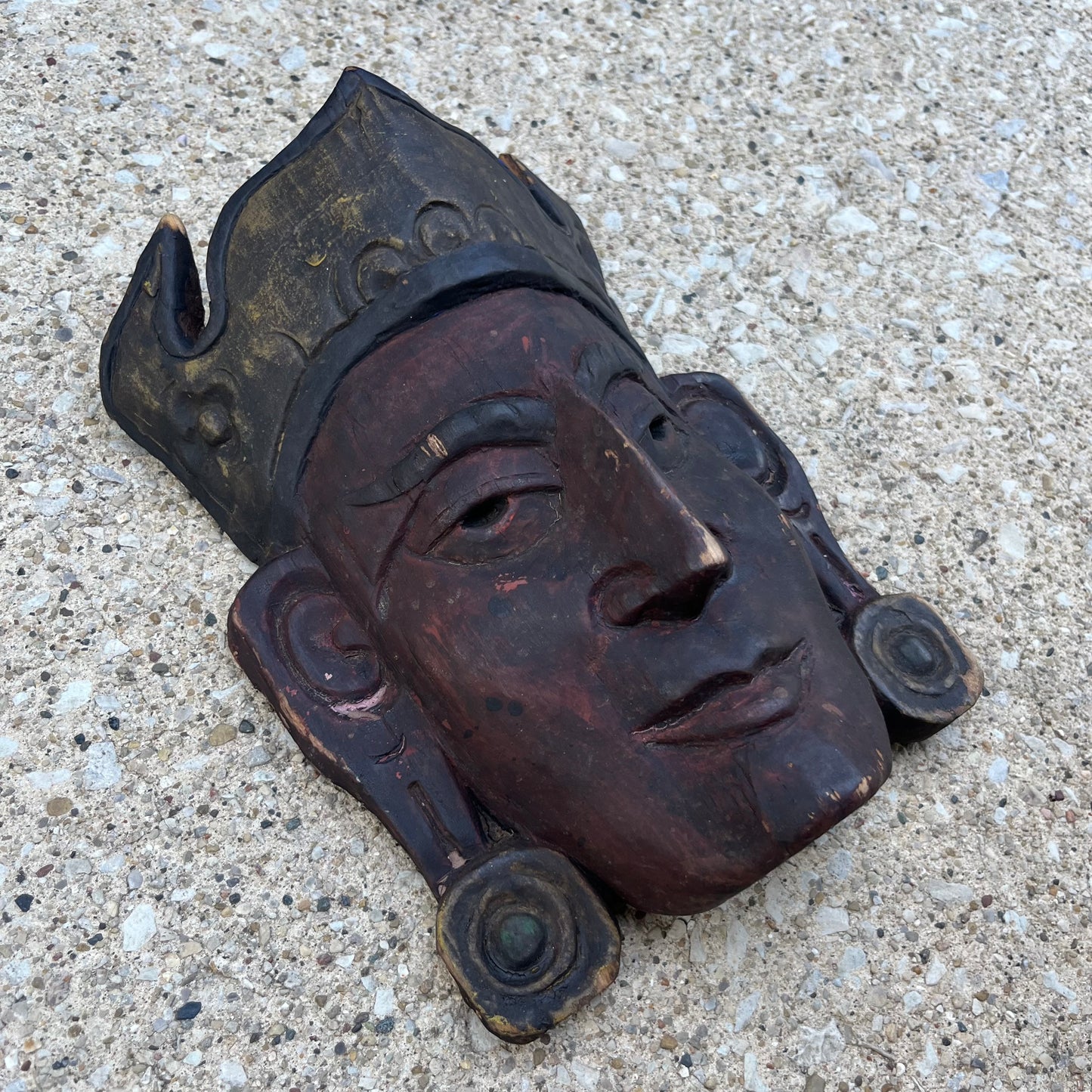 Vintage hand crafted Nepali mask.