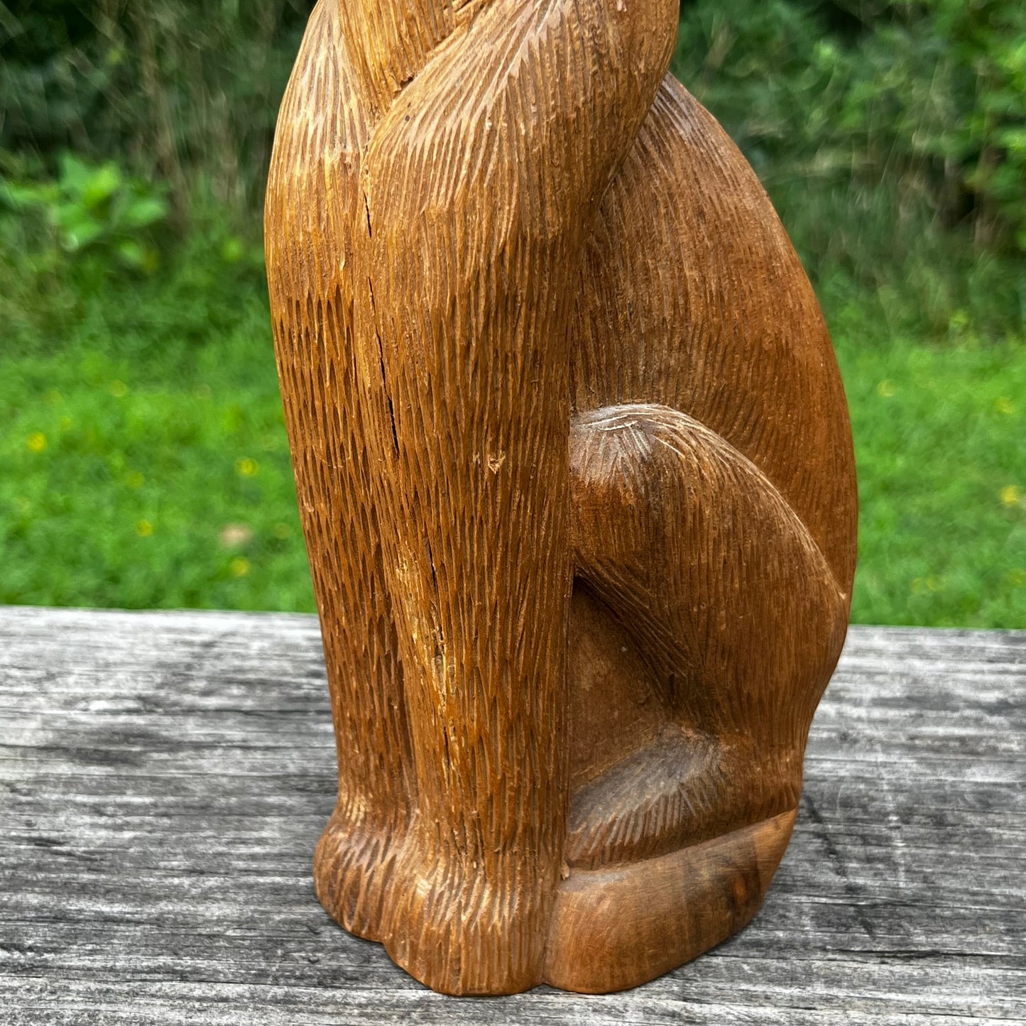 Vintage hand carved rabbit.