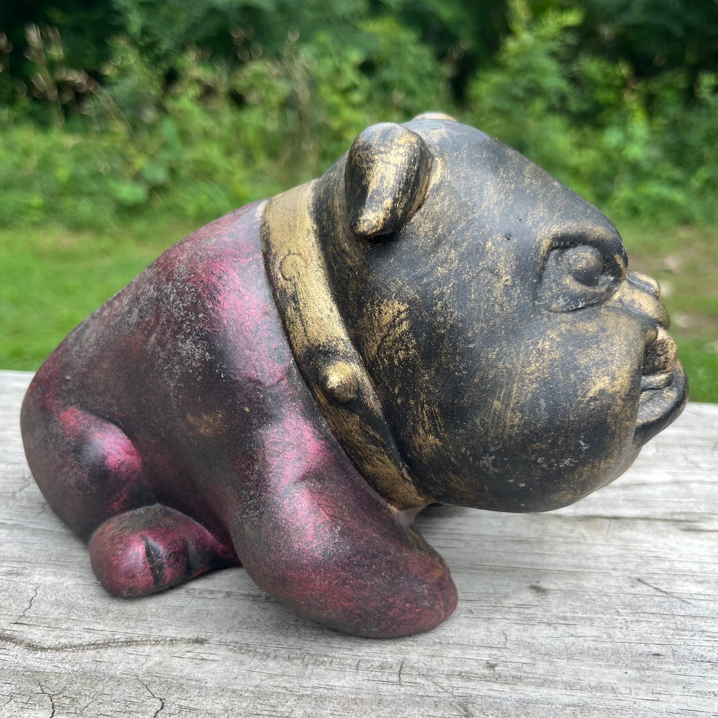Vintage ceramic bulldog.