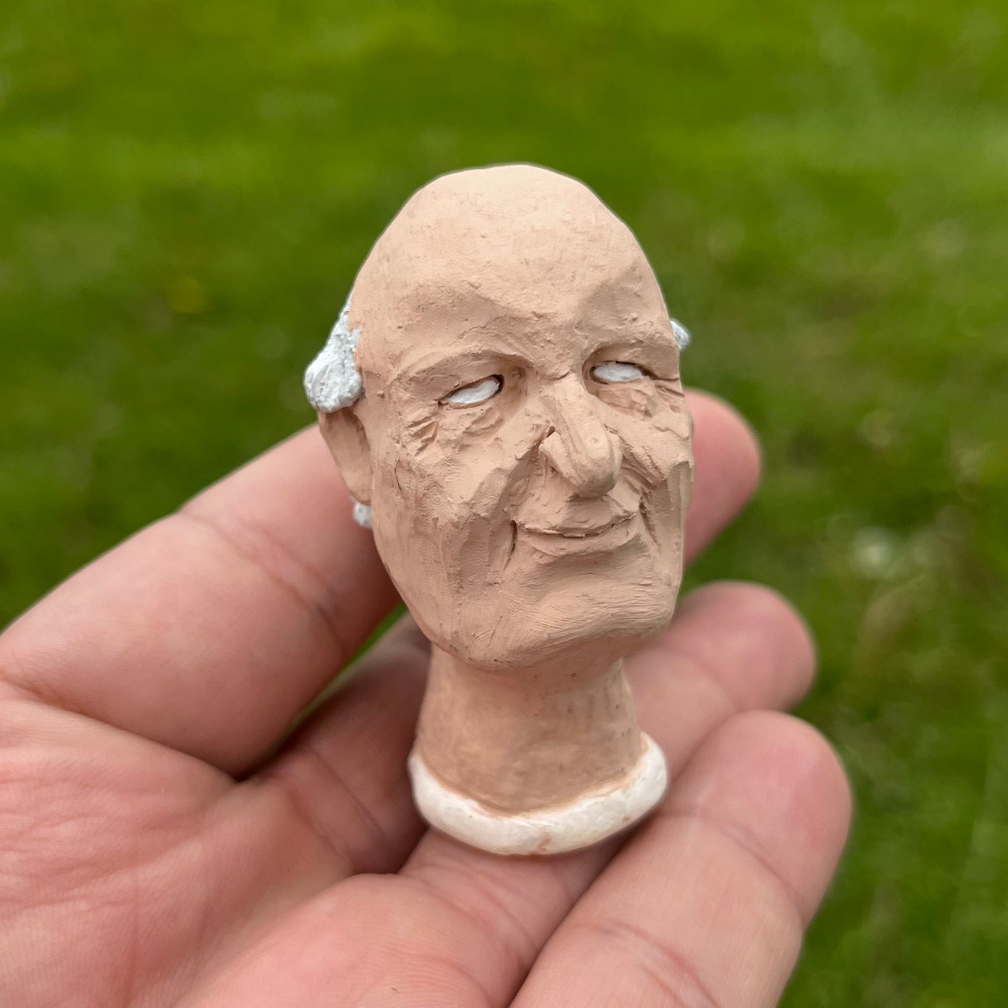 90s Clay sculture by Charlotte Burgess.