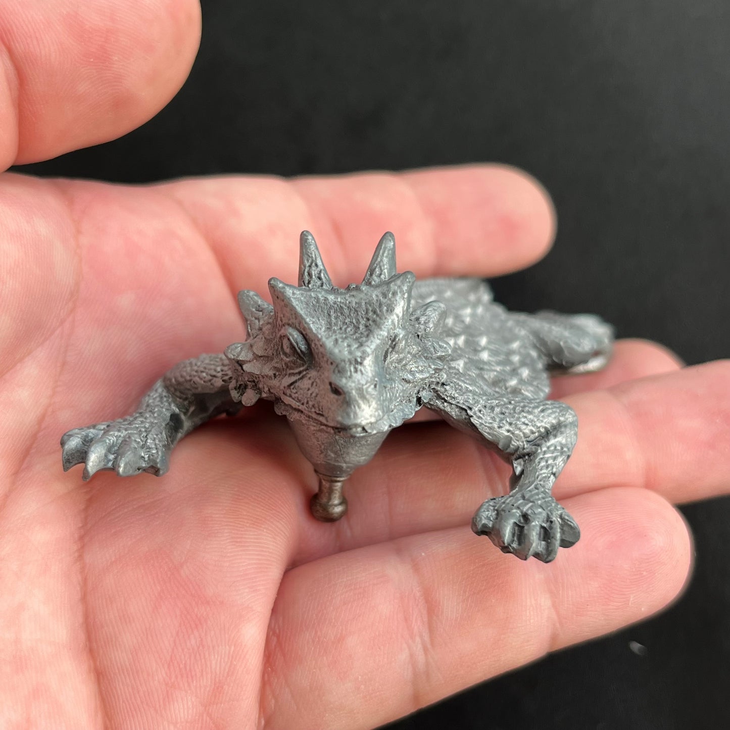 1997 Bearded dragon belt buckle.