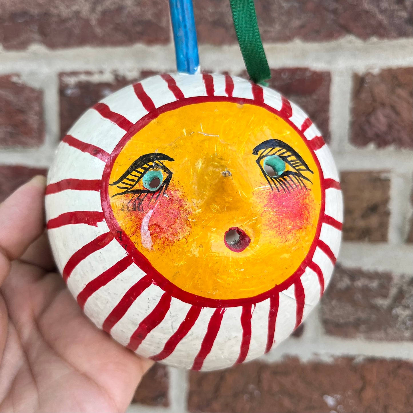Vintage hand crafted coconut mask.