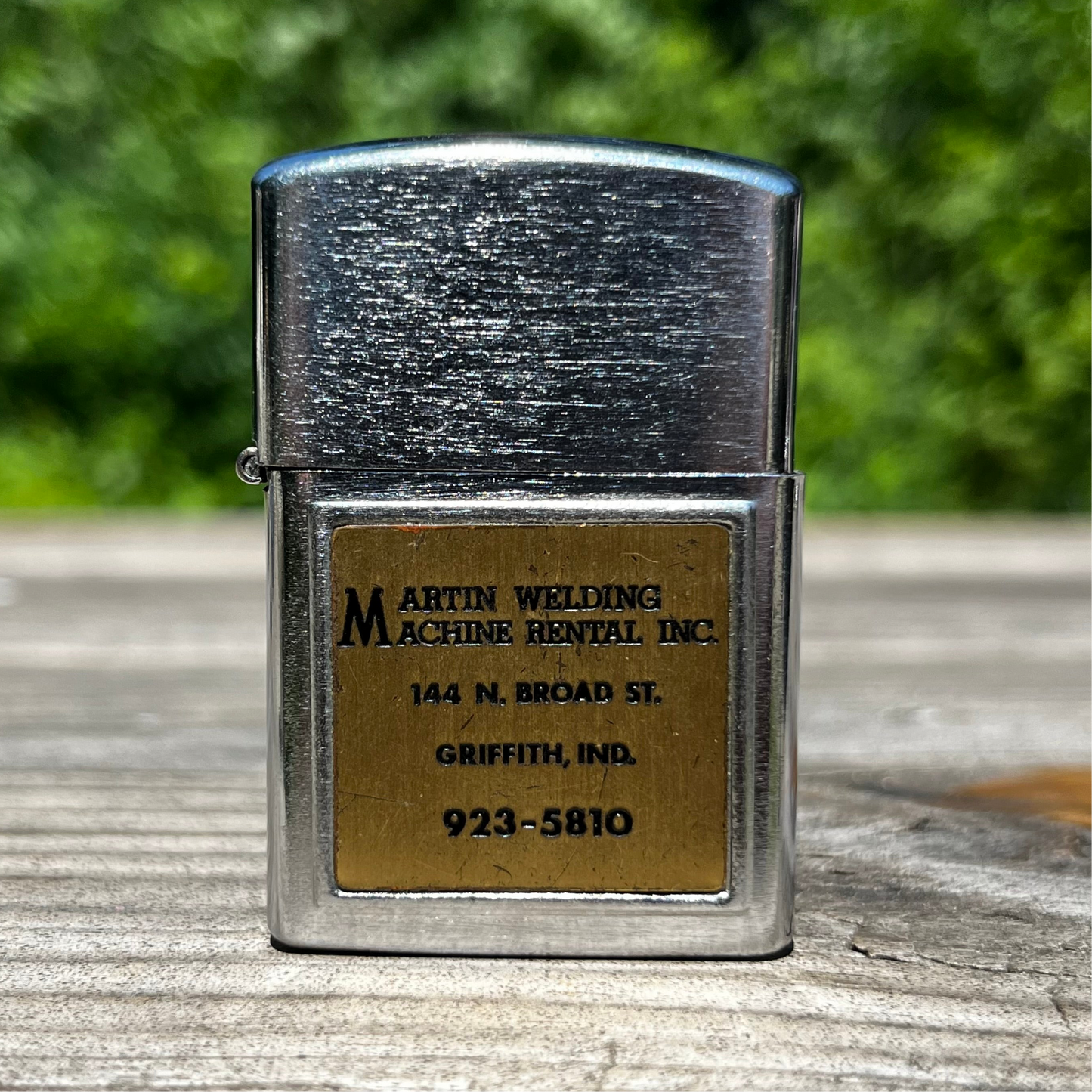 Vintage Martin machine flip rental lighter.