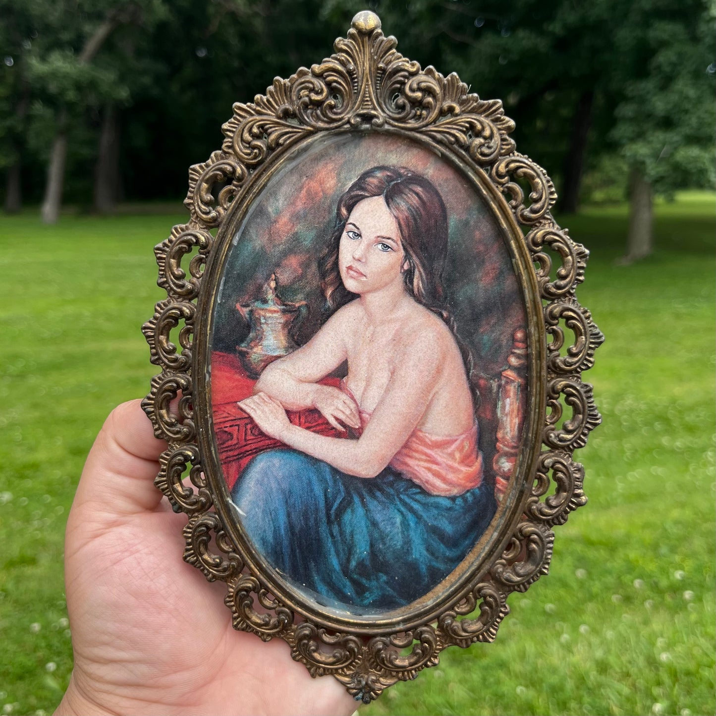 Vintage ornate Italian frame.