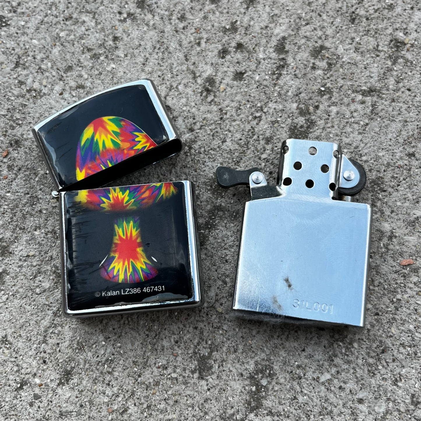 90s Magic Mushroom flip lighter.