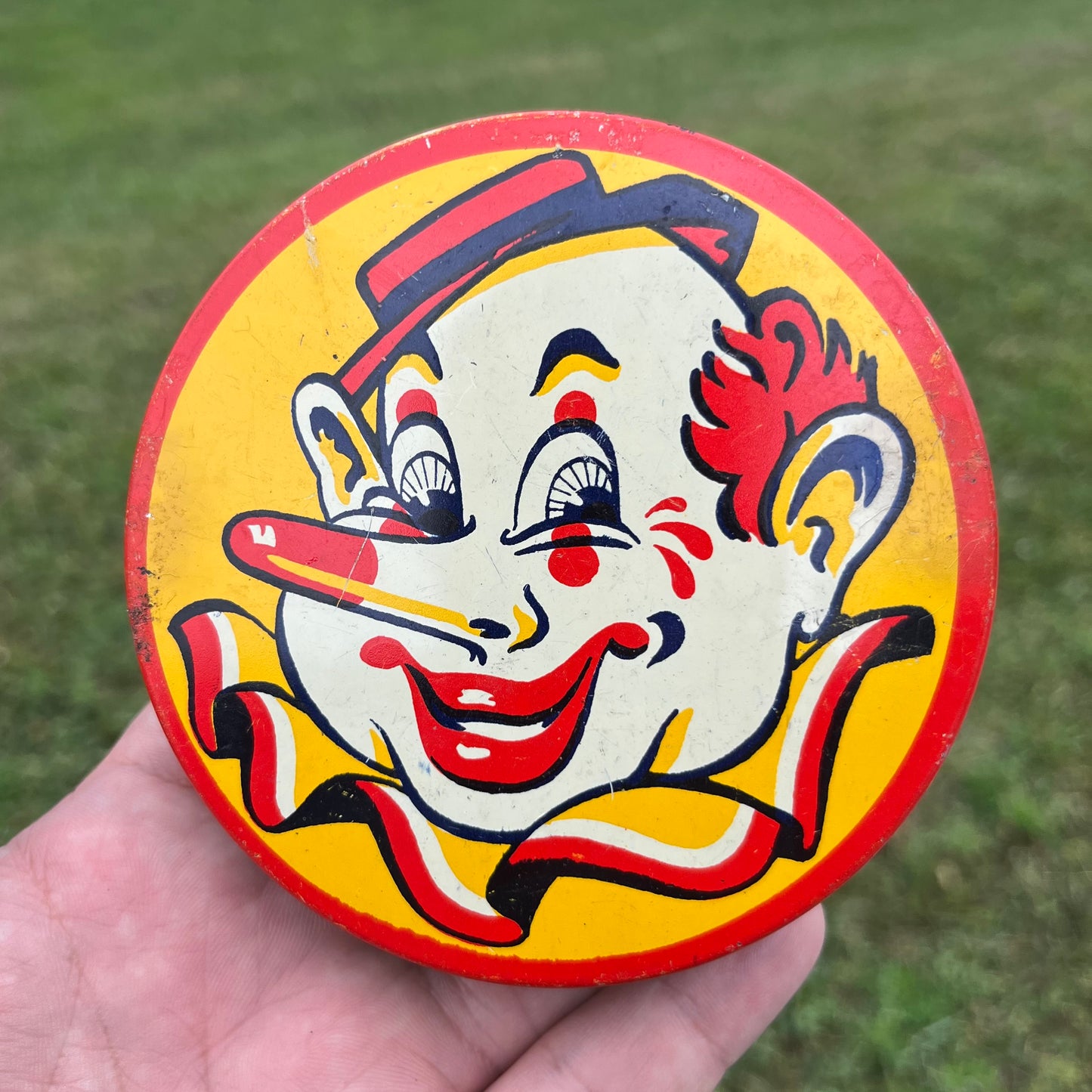 Antique circus clown noise maker.