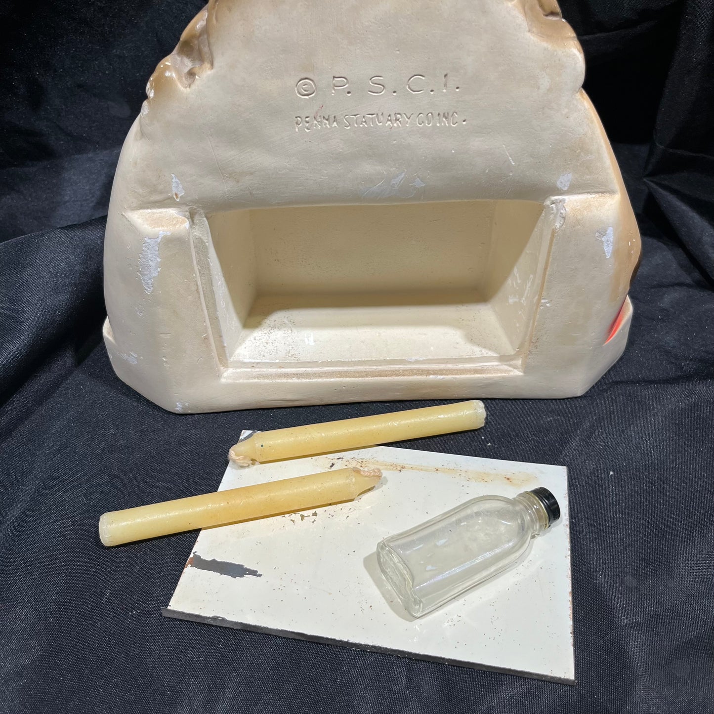 1950s Sacred heart of Christ bust.