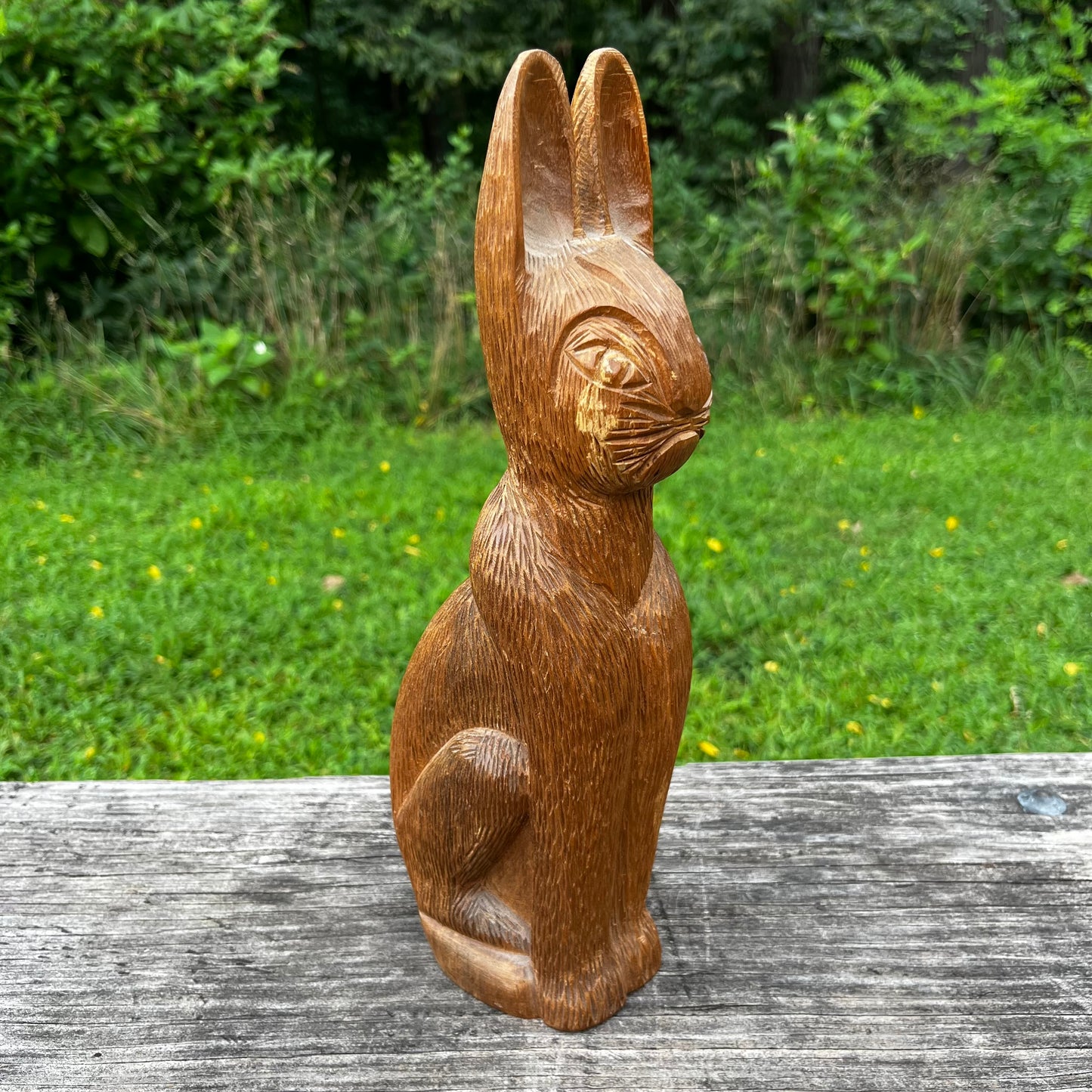 Vintage hand carved rabbit.