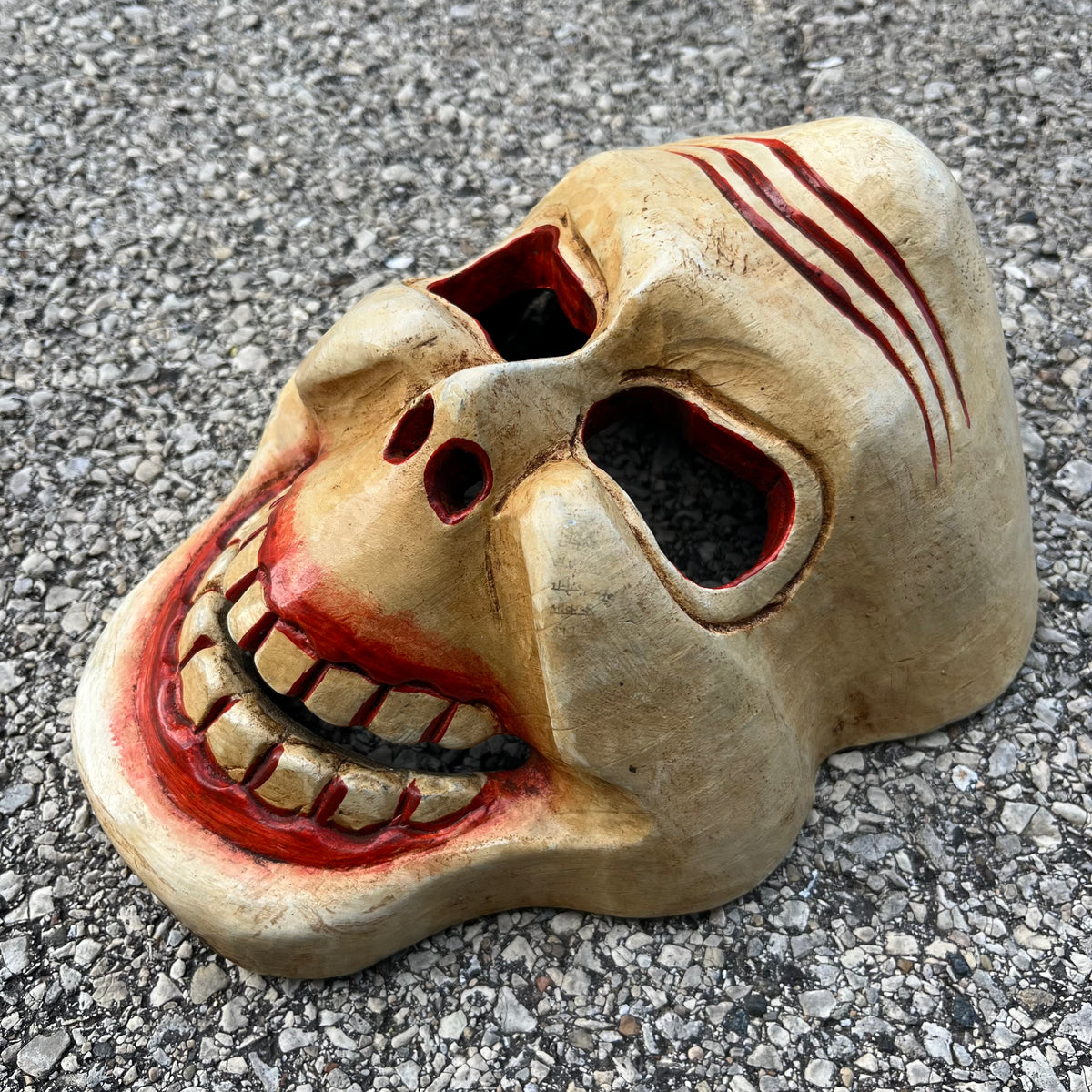 Hand crafted Nepali Citipati skull mask.