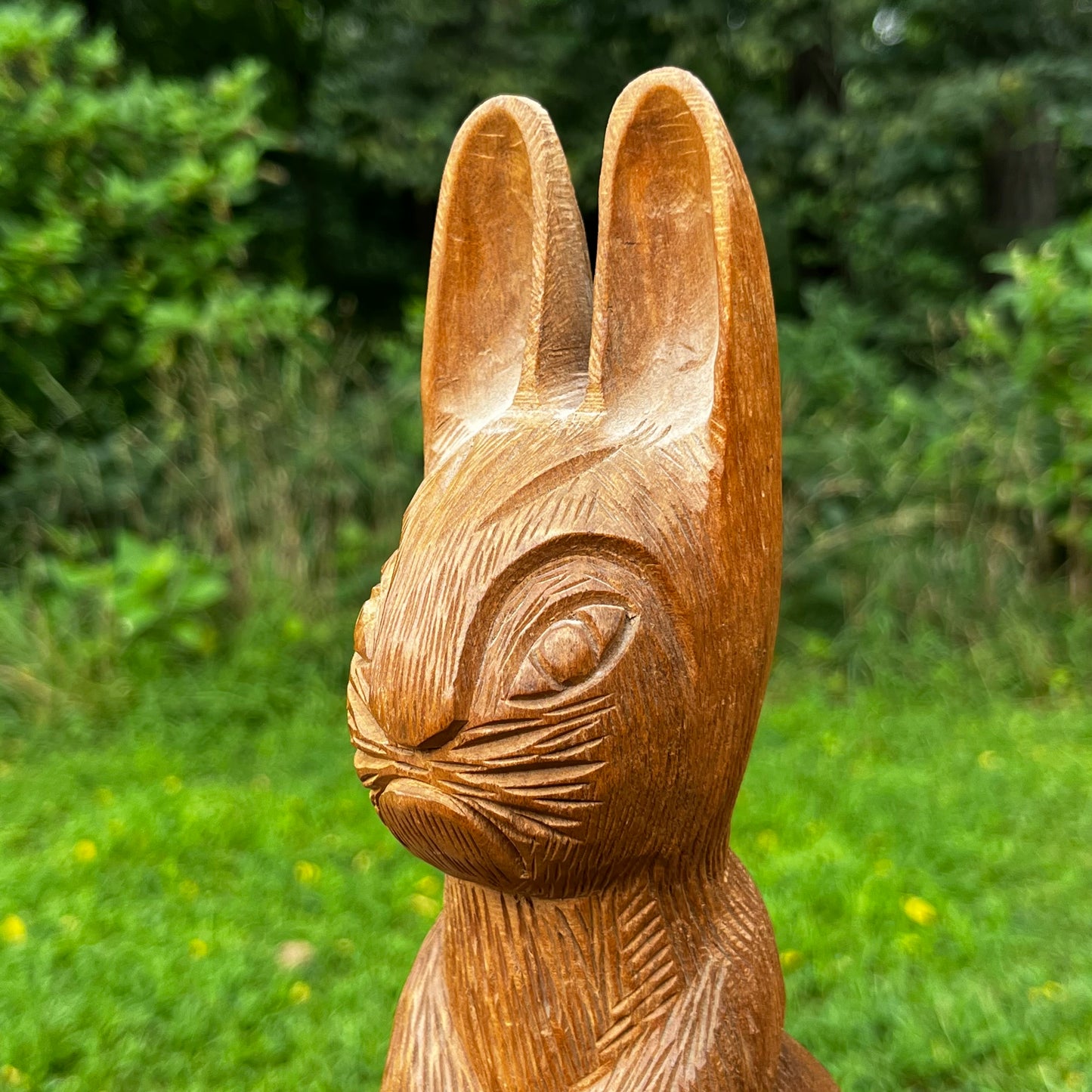 Vintage hand carved rabbit.