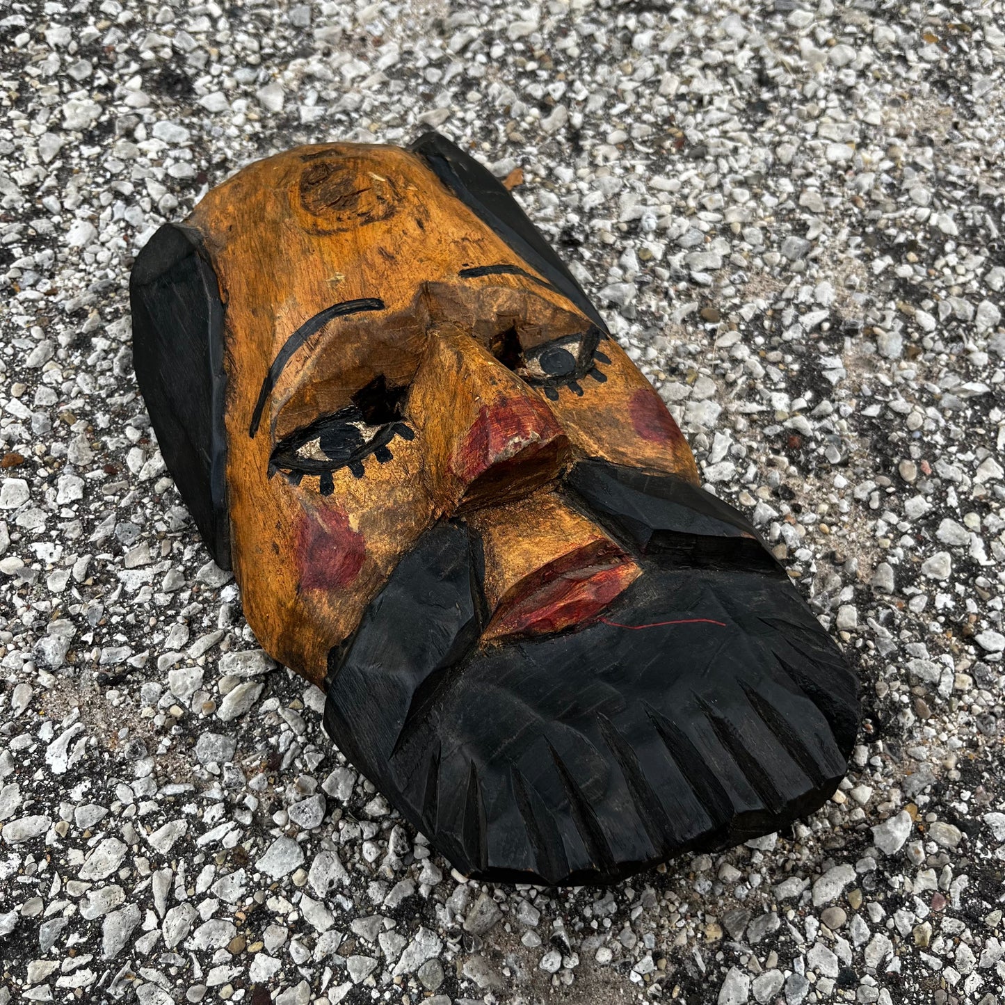 Vintage Guatemalan elder mask.