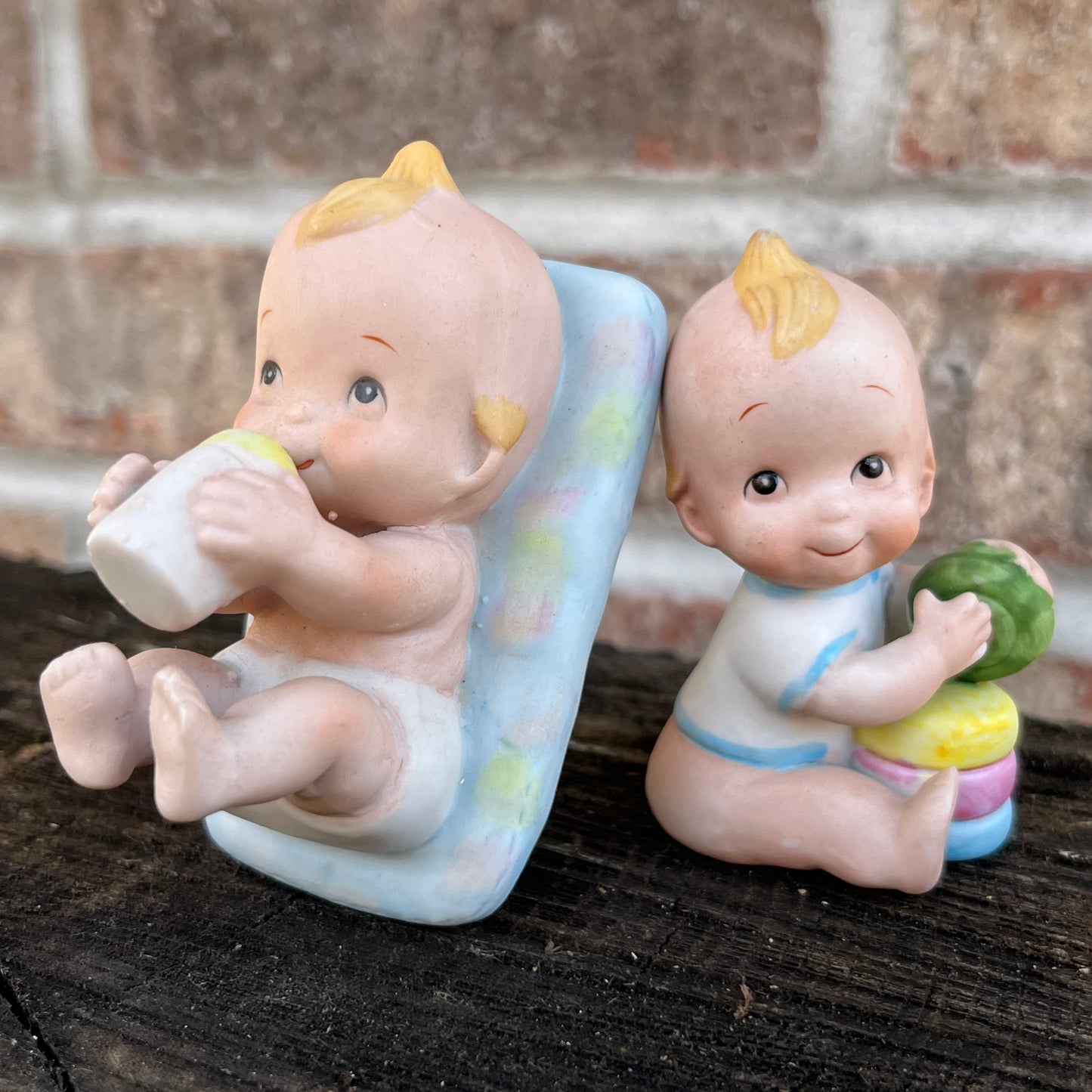 Vintage Kewpie baby set.