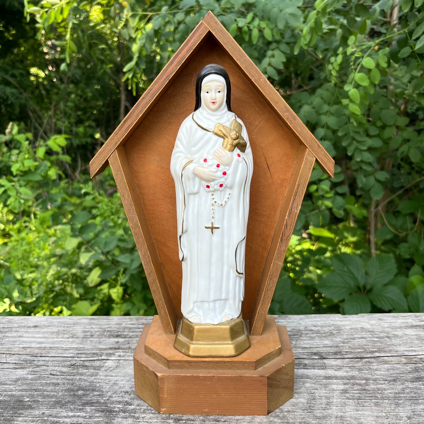 Vintage St. Theresa shrine.