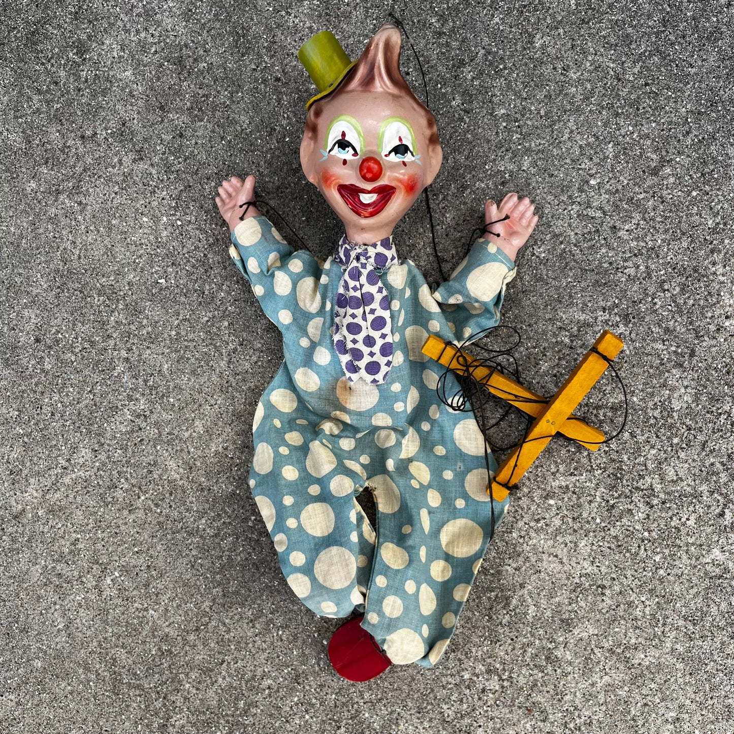 Vintage Payaso puppet.