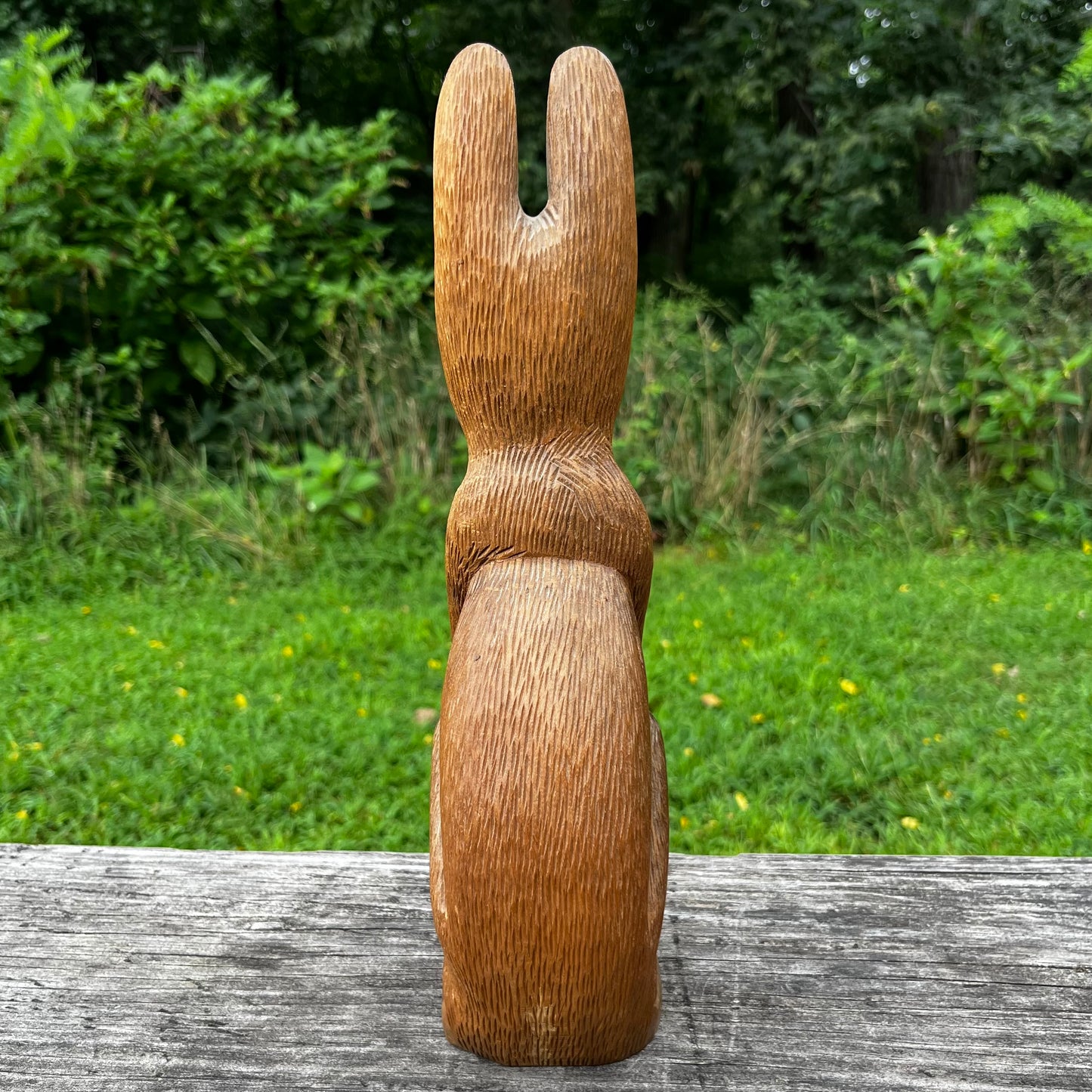 Vintage hand carved rabbit.