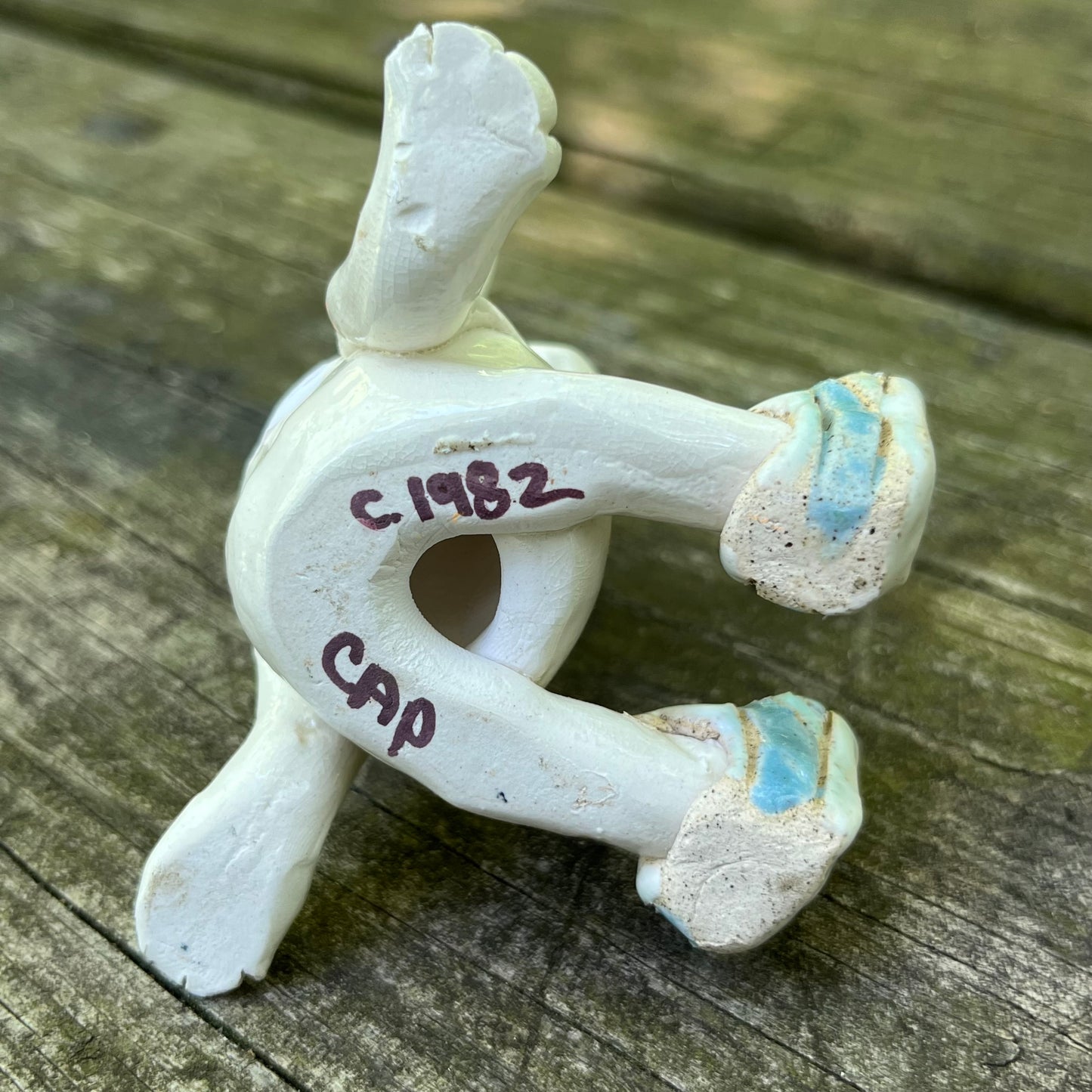 1982 Clay rabbit.