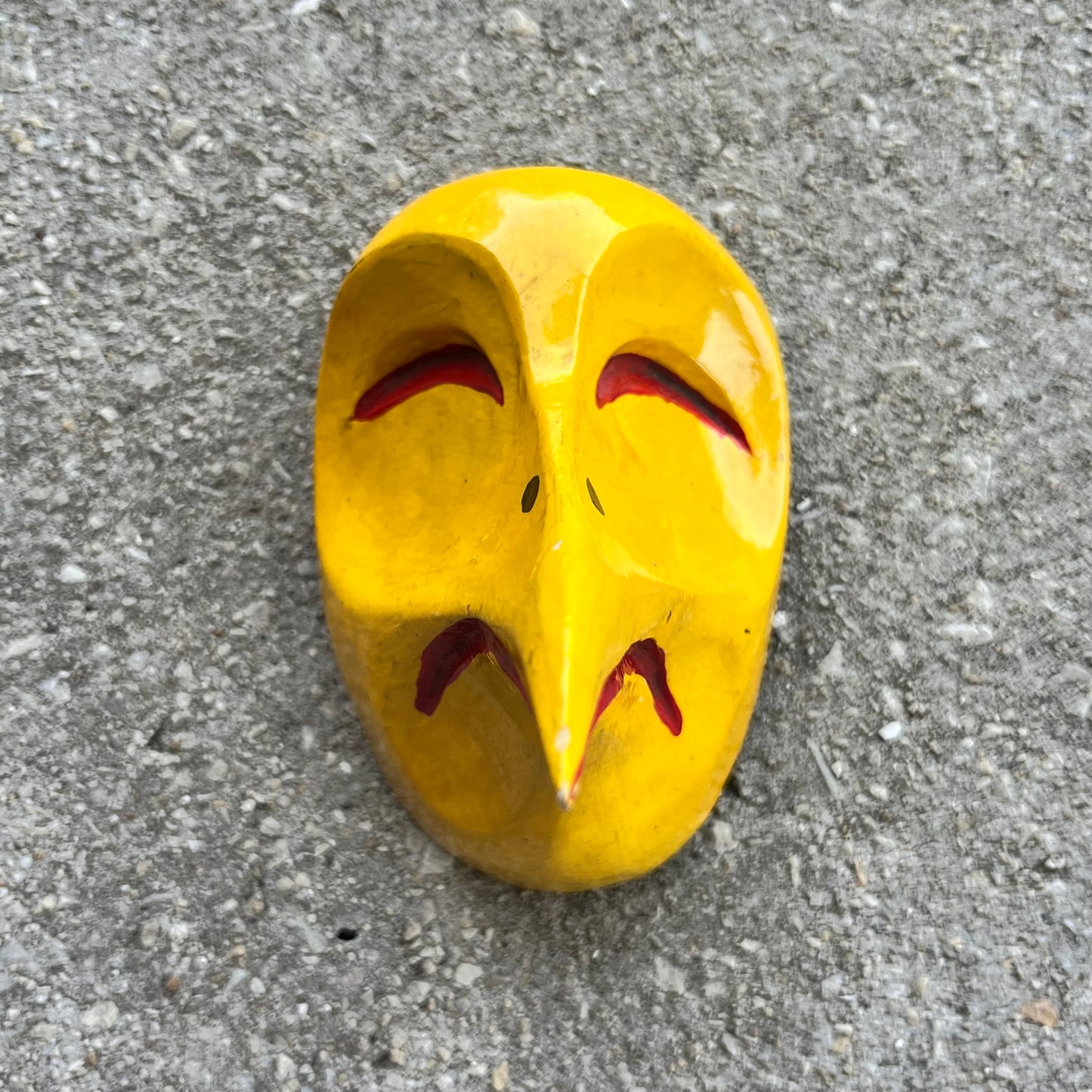 Vintage hand crafted bird mask.