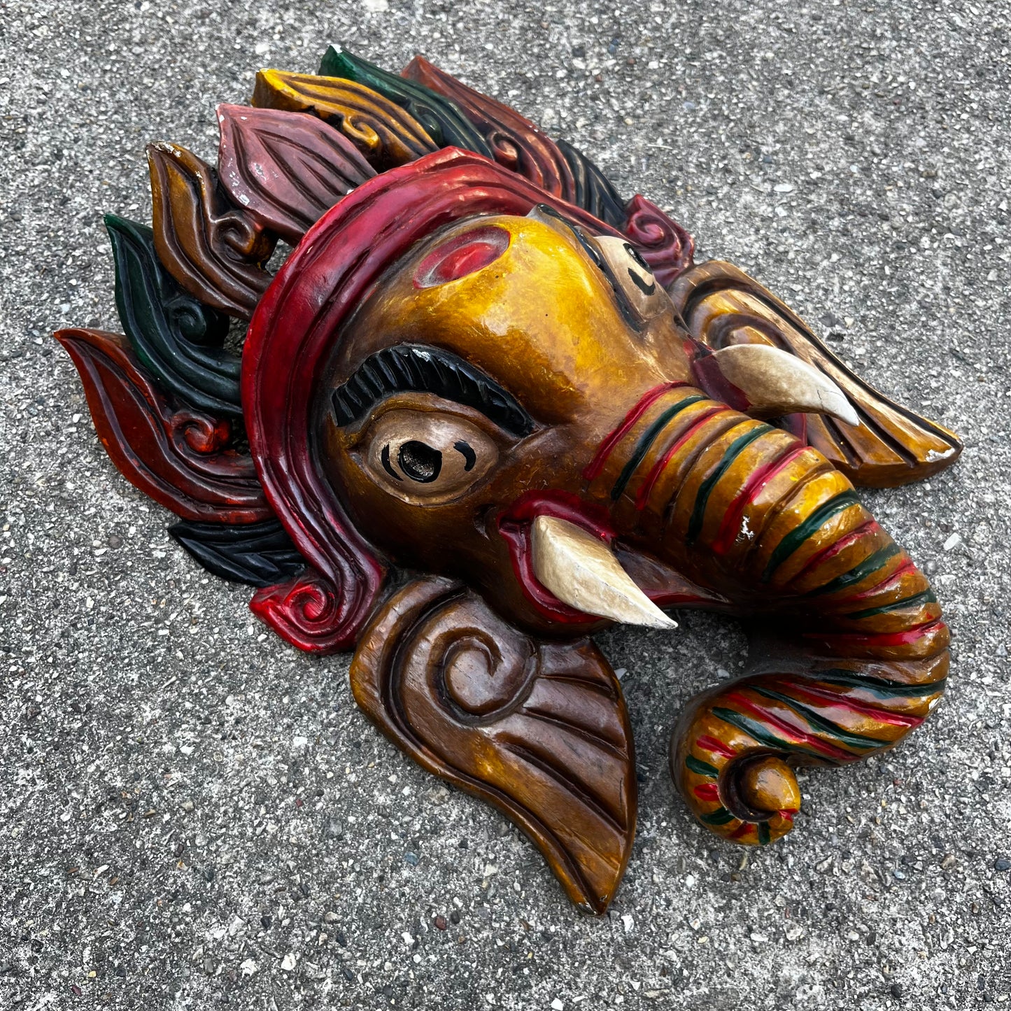Vintage Nepali Ganesh mask.