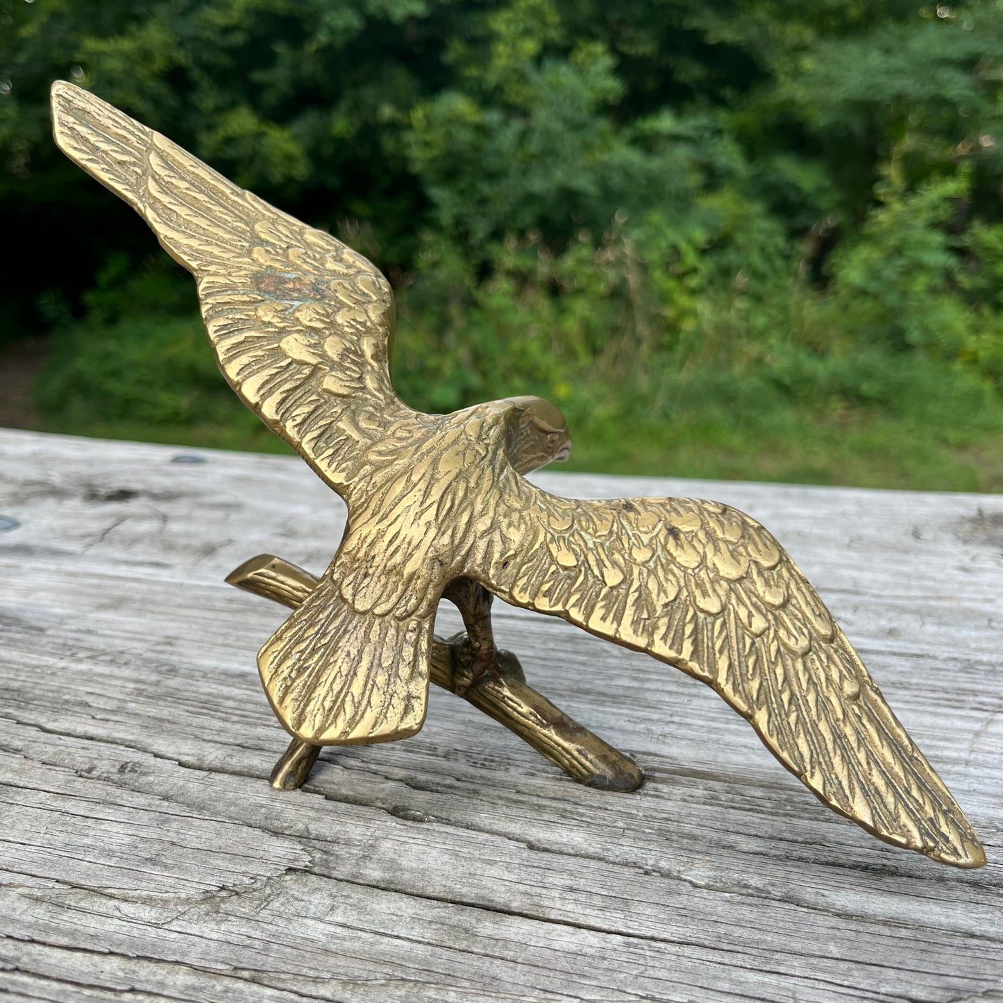 Vintage brass eagle.