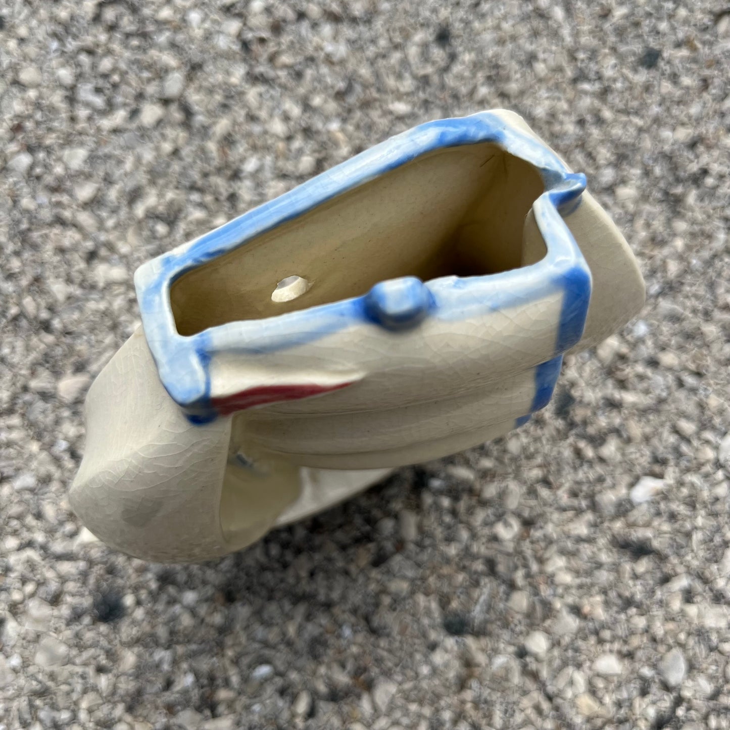 1960s Sailboat wall pocket.