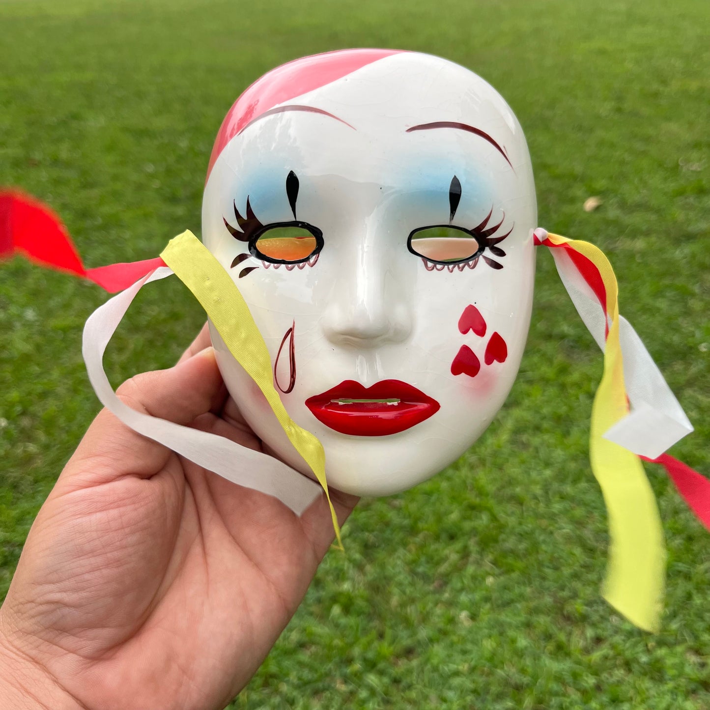 90s Ceramic clown mask.