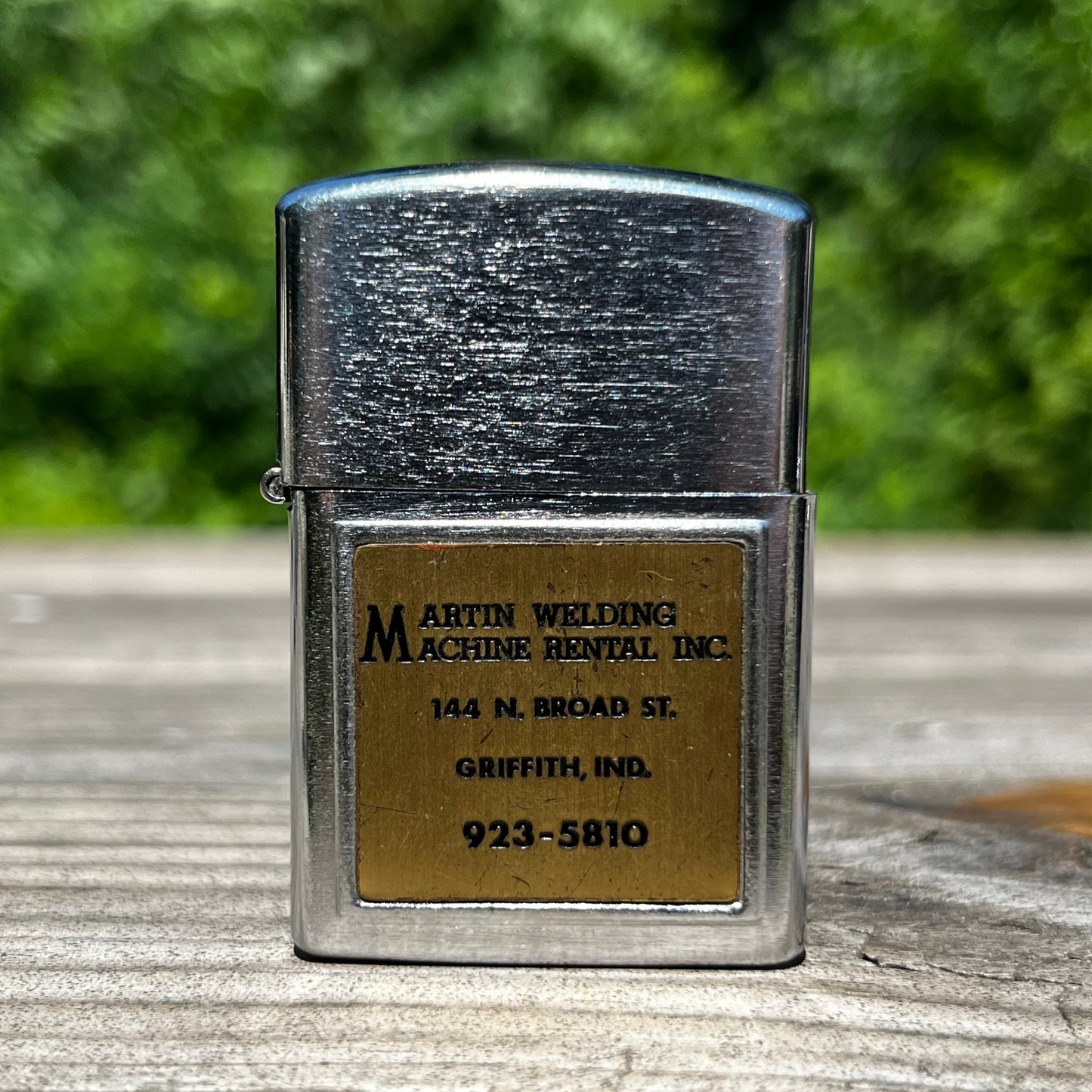 Vintage Martin machine flip rental lighter.