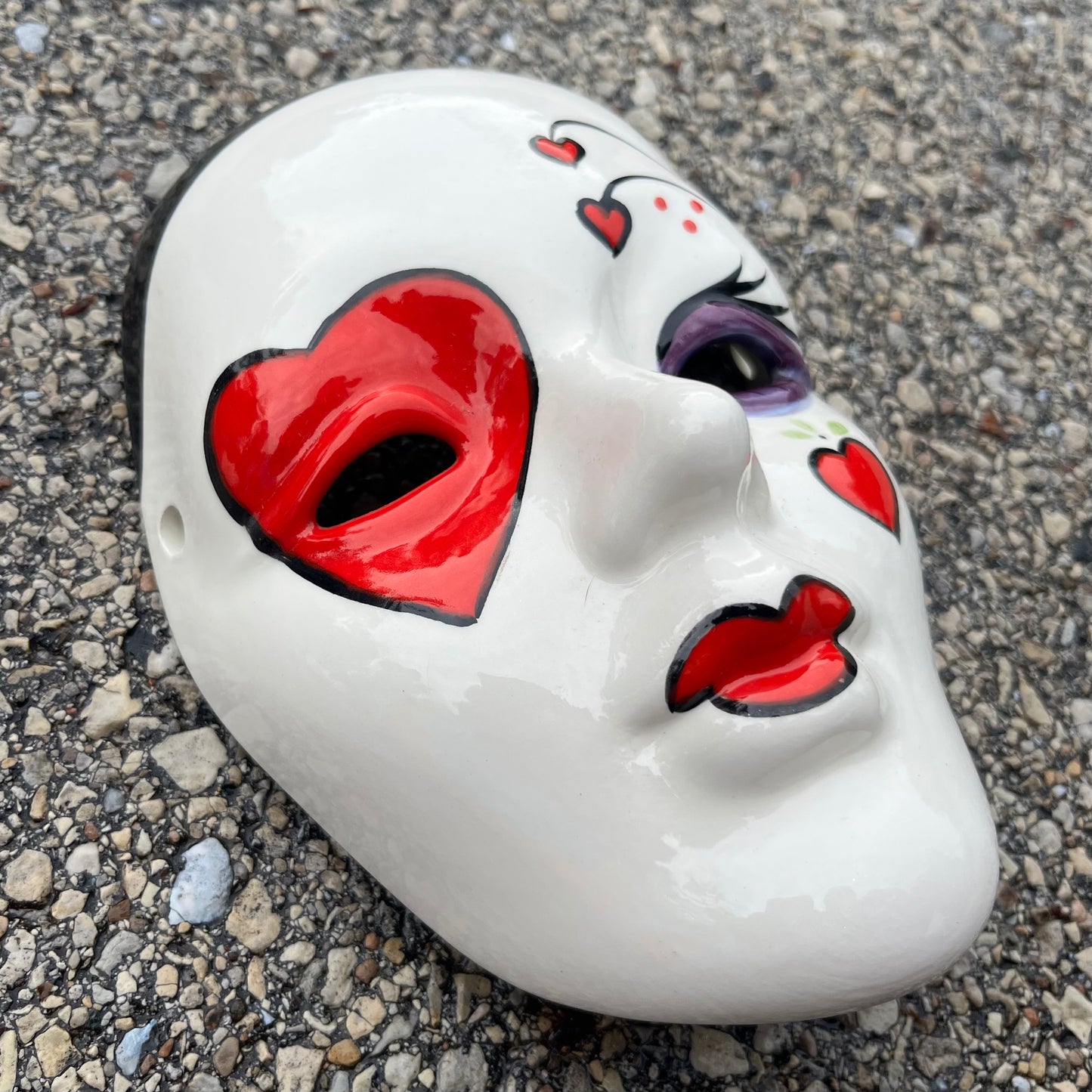 1994 Ceramic Pierrot mask.