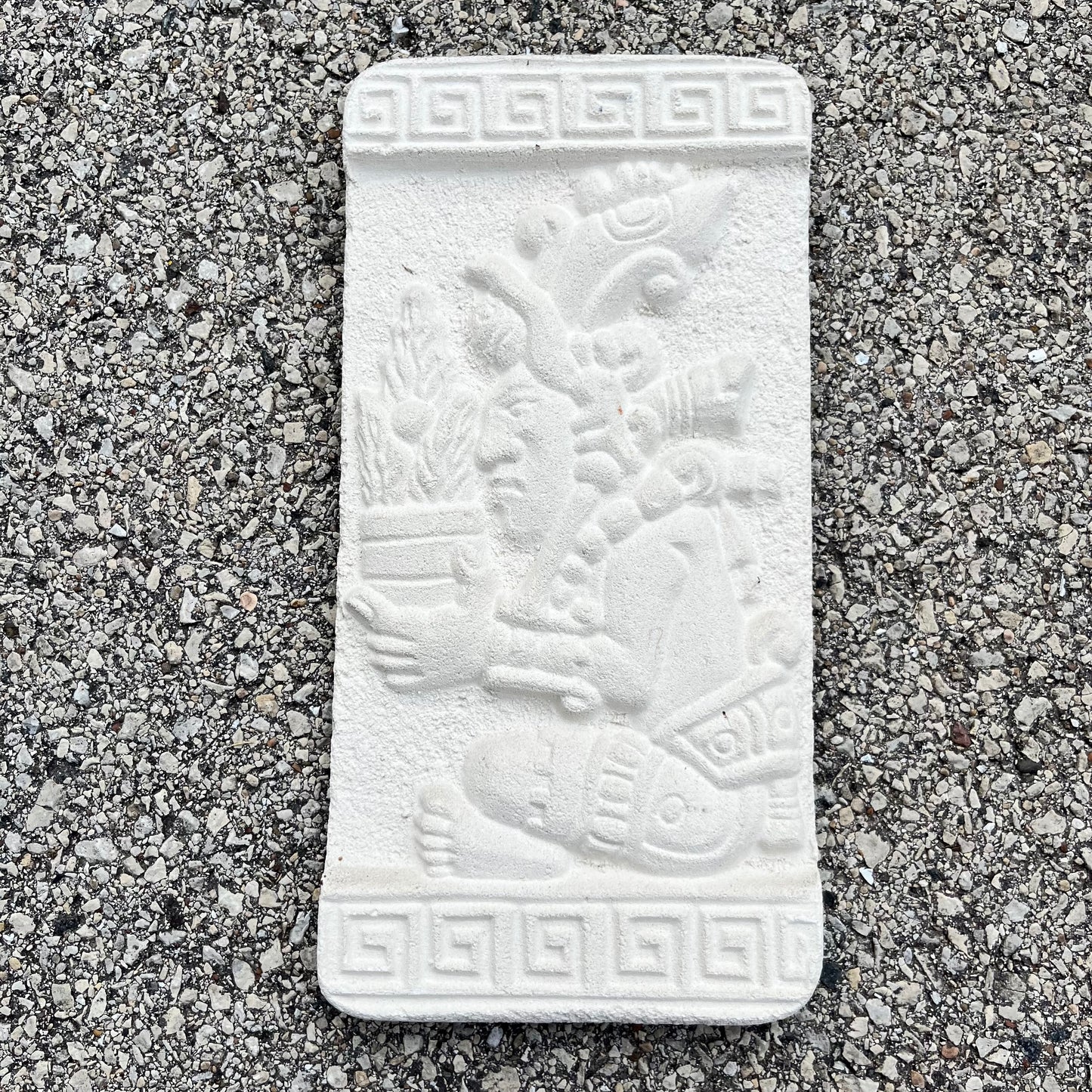 90s “King Pakal” souvenir plaque.