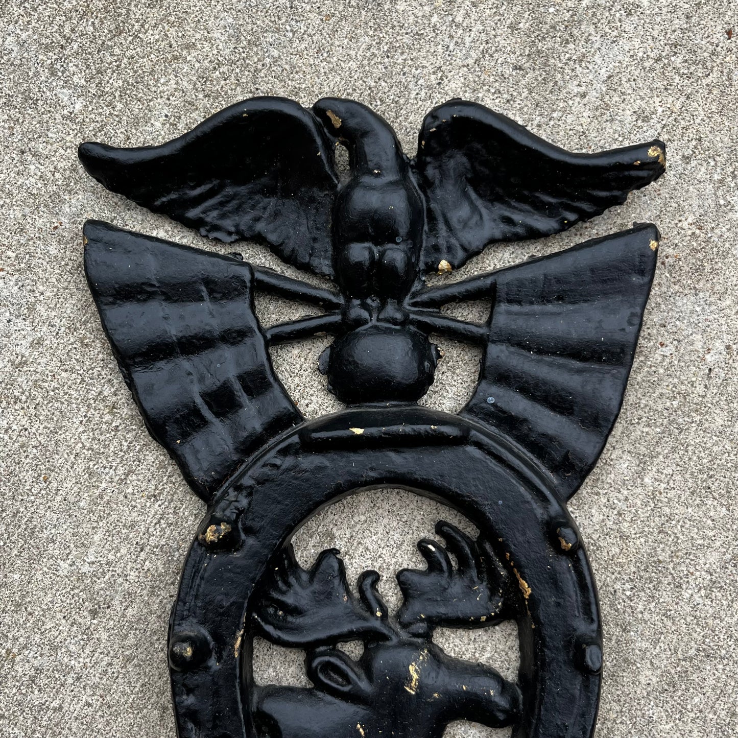 Vintage cast Good luck horseshoe.