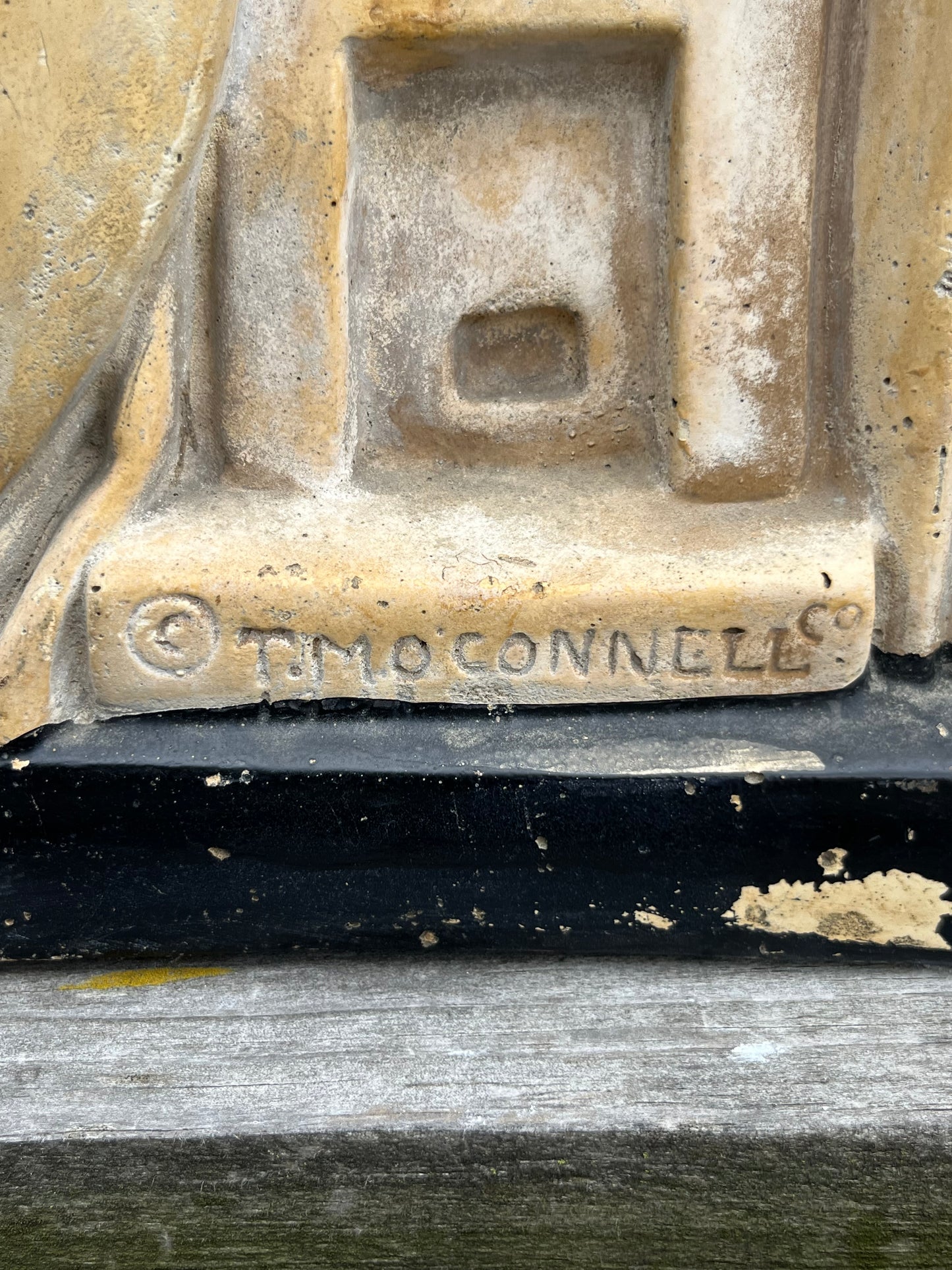 1920s/1930s Chalkware Holy Family statue.