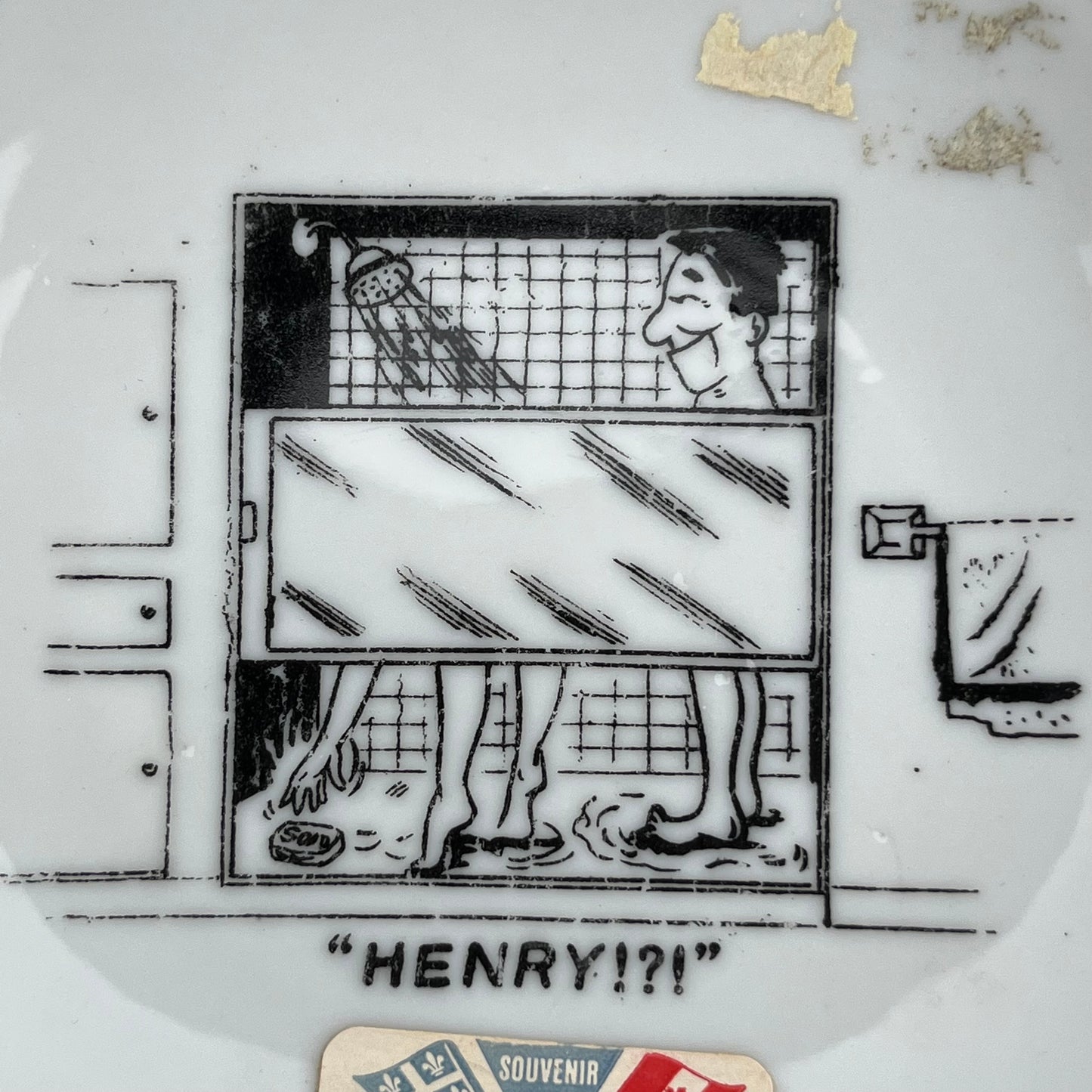 1950s Novelty souvenir dish.