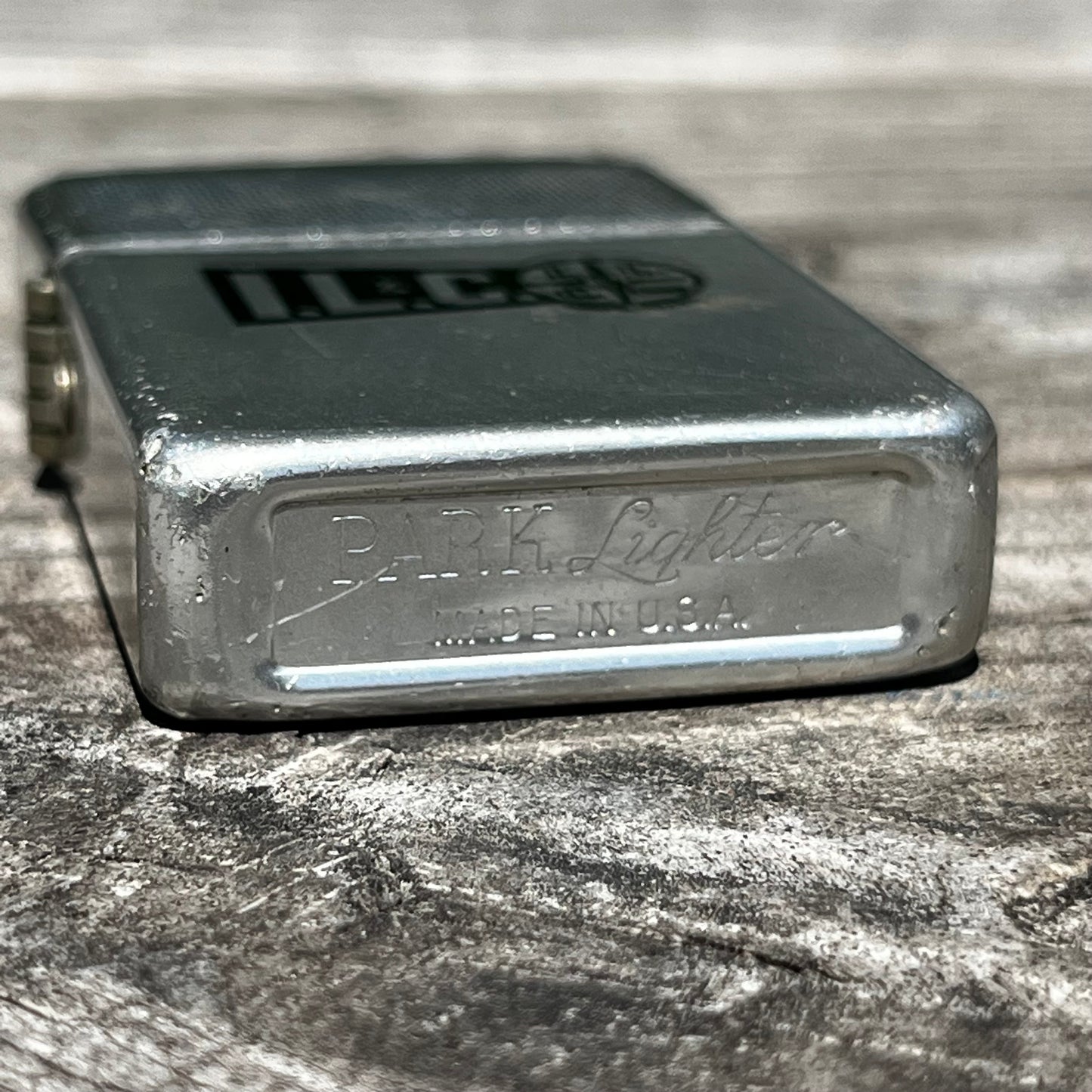 Vintage I.L.C. flip lighter.