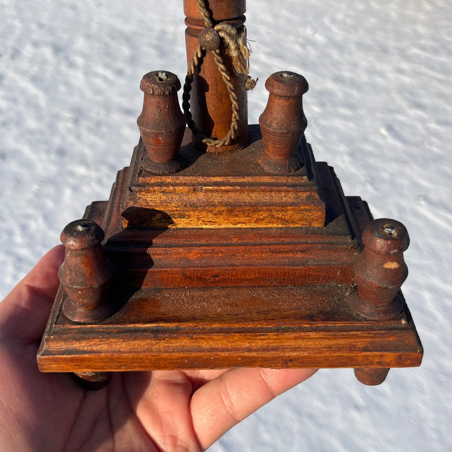 Early 1900s hand crafted crucifix.