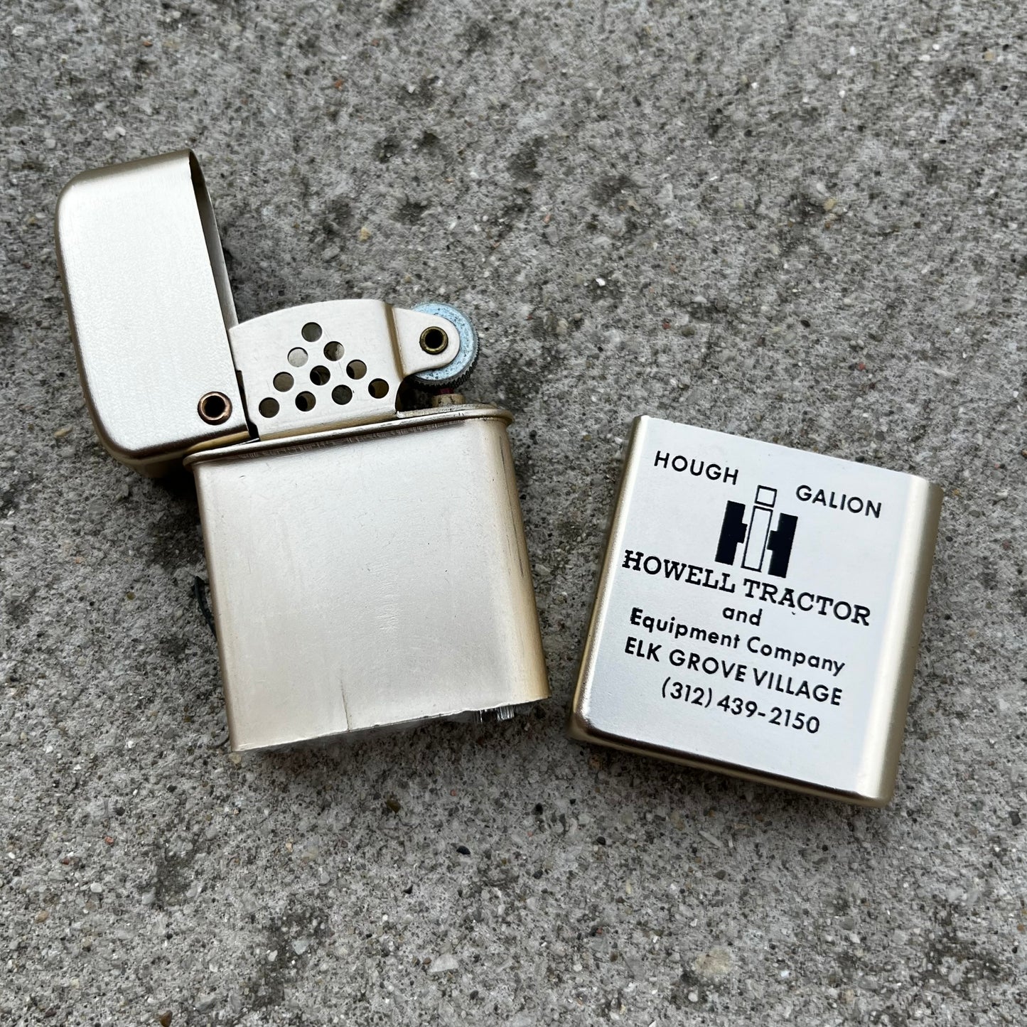 Vintage Storm master flip lighter.