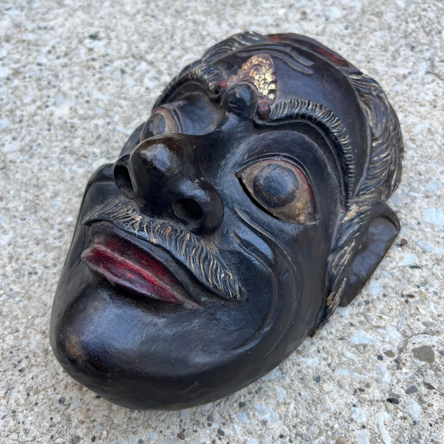 Vintage hand crafted Balinese mask.
