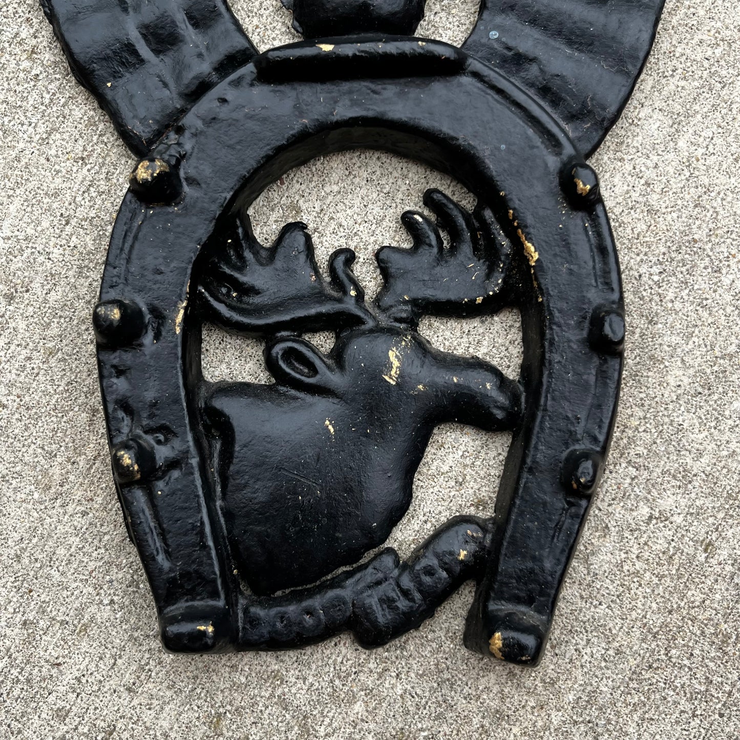 Vintage cast Good luck horseshoe.