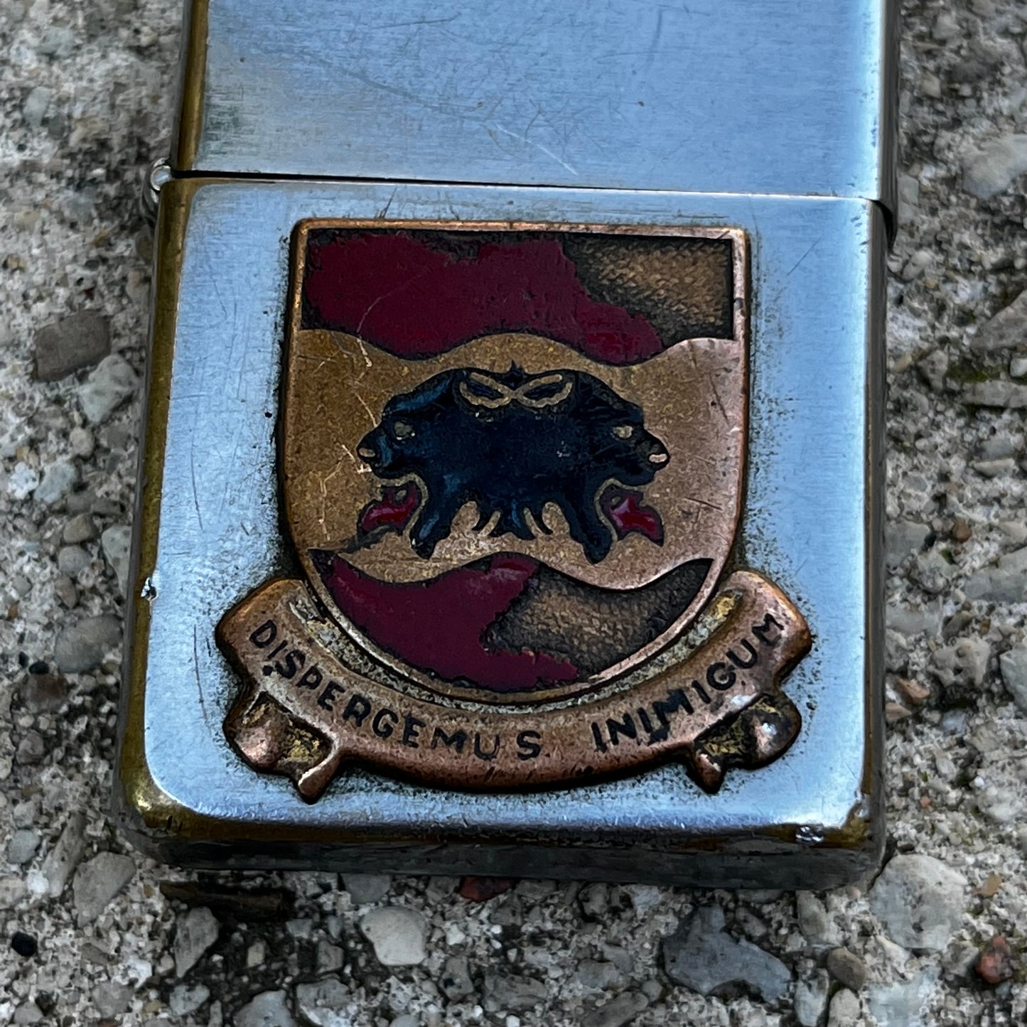 1960s “Dispergemus Inimigum” Military Zippo.