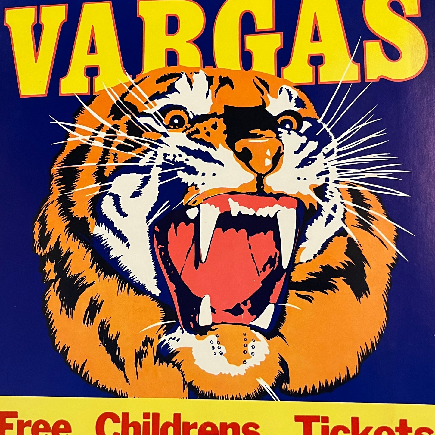 1970s Circus Vargas poster.