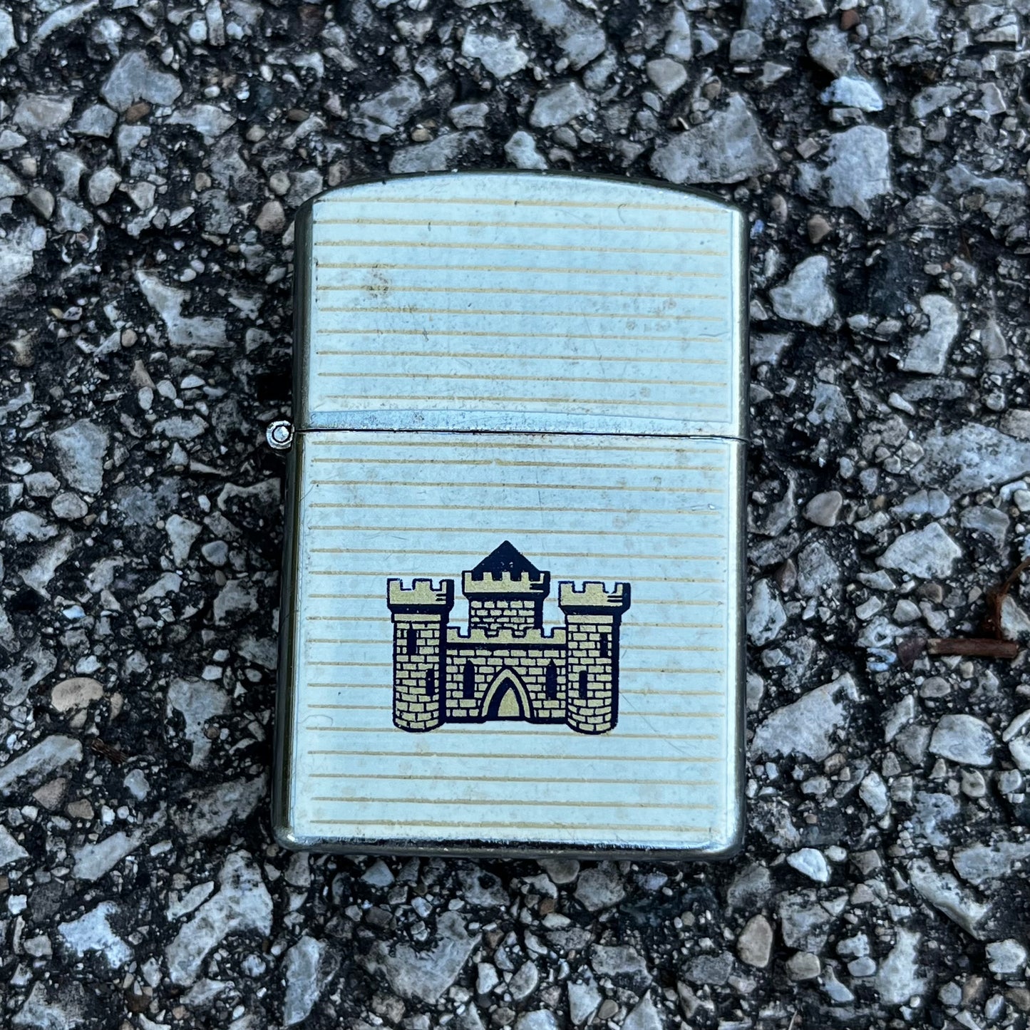 Vintage White Castle flip lighter.