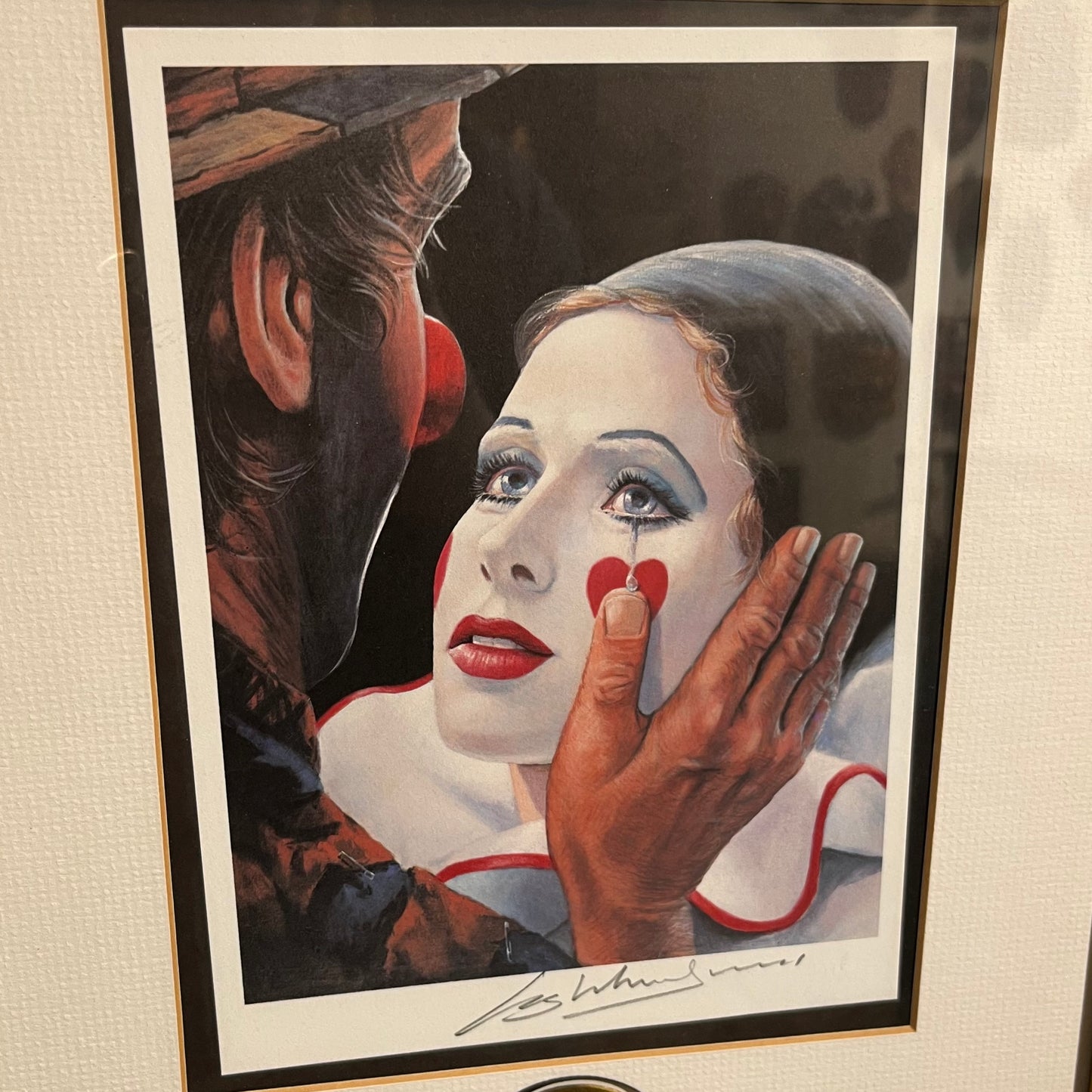 90s Emmet Kelly Jr. O.G. circus collection print.