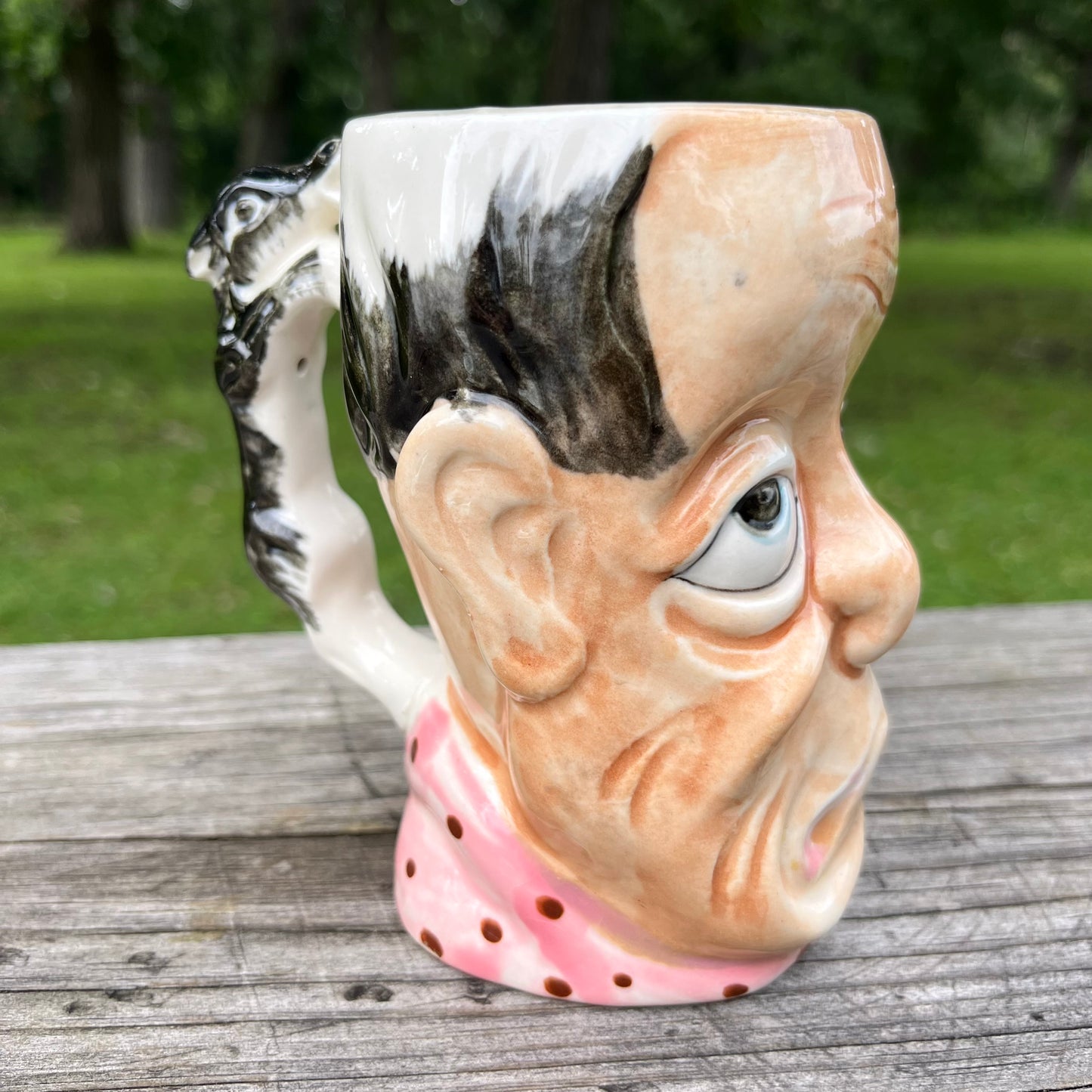 1950s Novelty donkey mug.