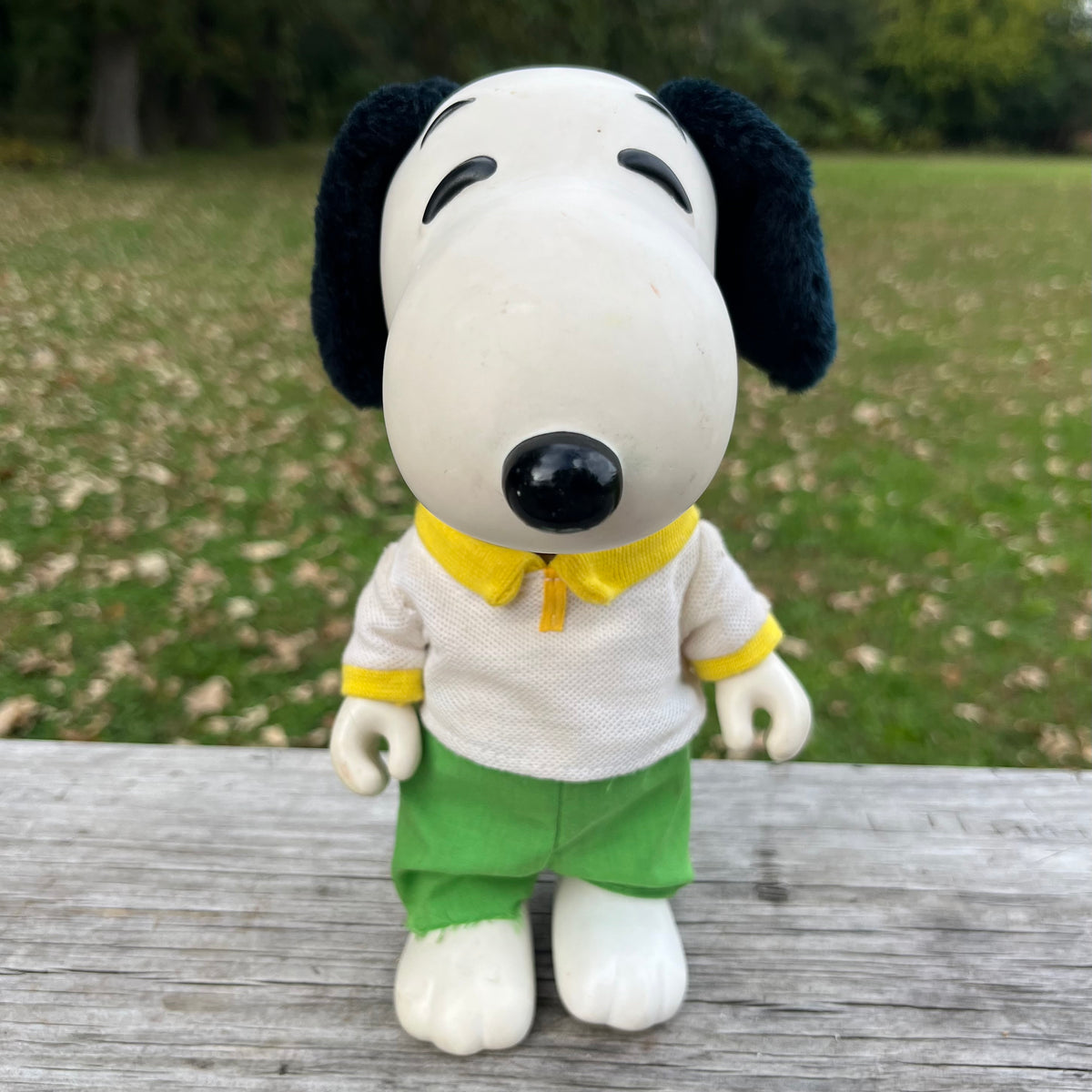 1966 Vinyl Snoopy toy.