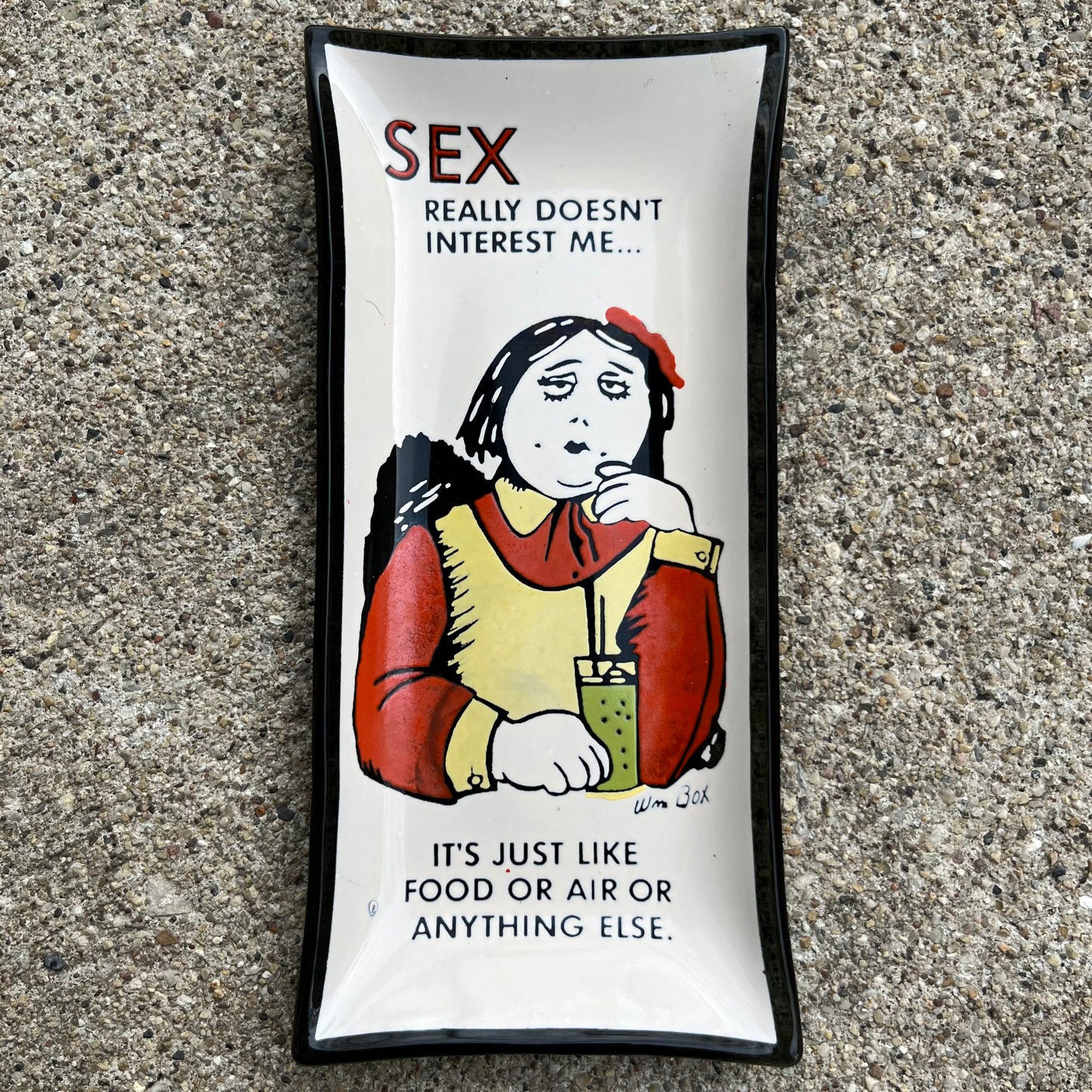 Vintage novelty dish.