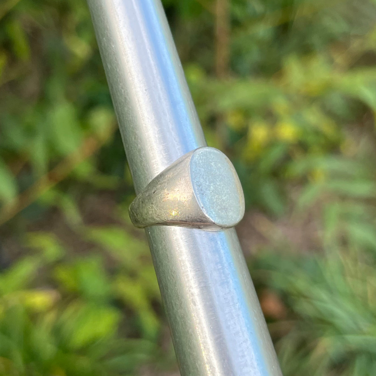 Vintage Sterling silver signet ring. Size 5.