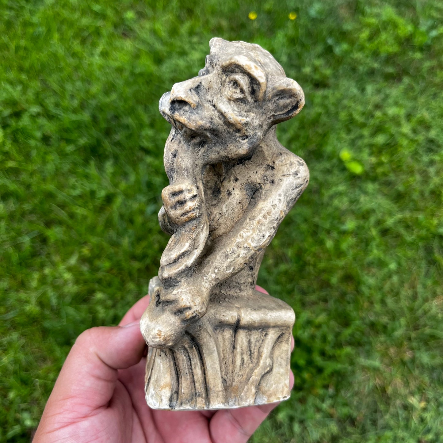 Vintage hungry gargoyle.